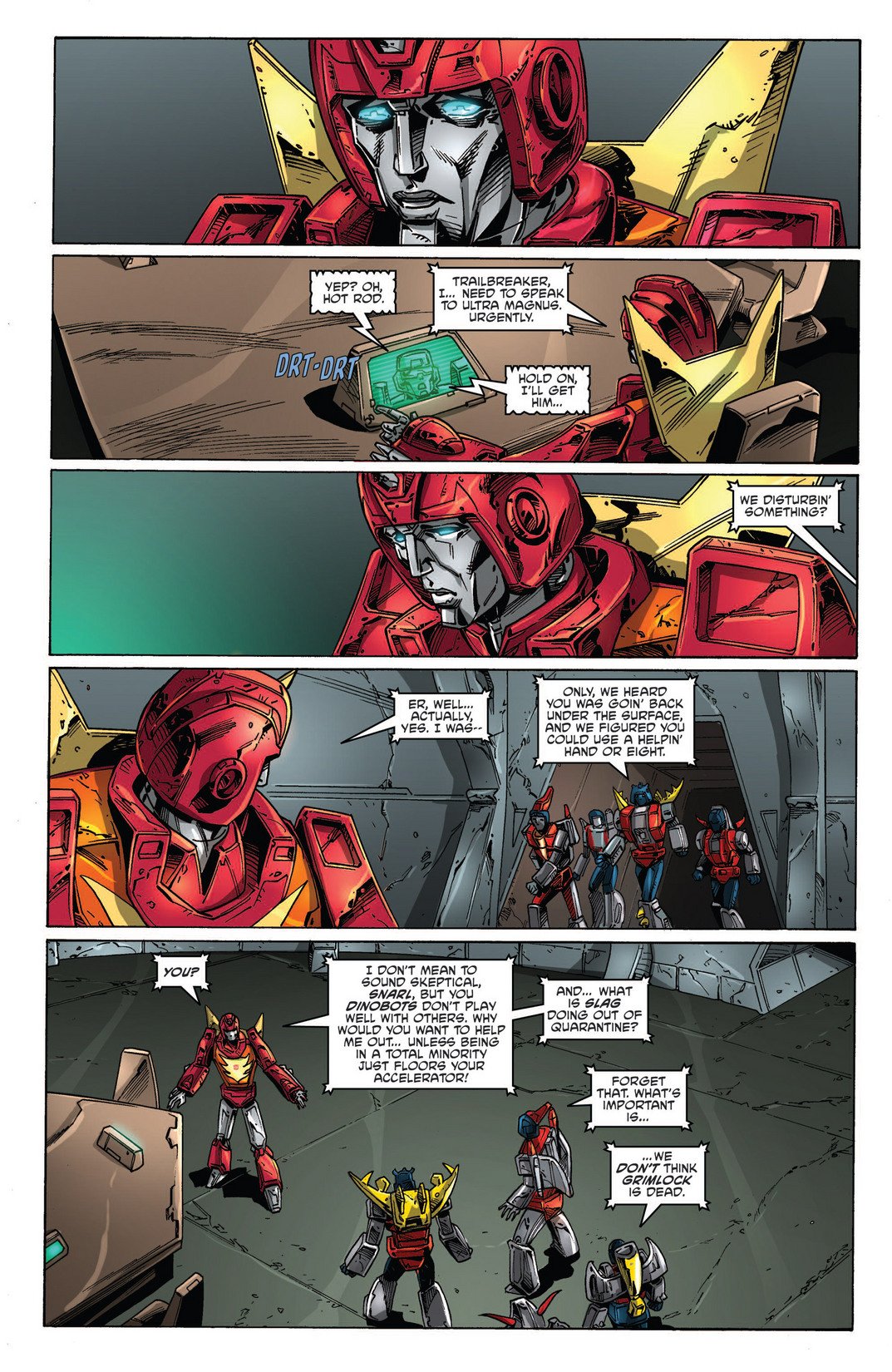 Read online The Transformers: Regeneration One comic -  Issue #91 - 21
