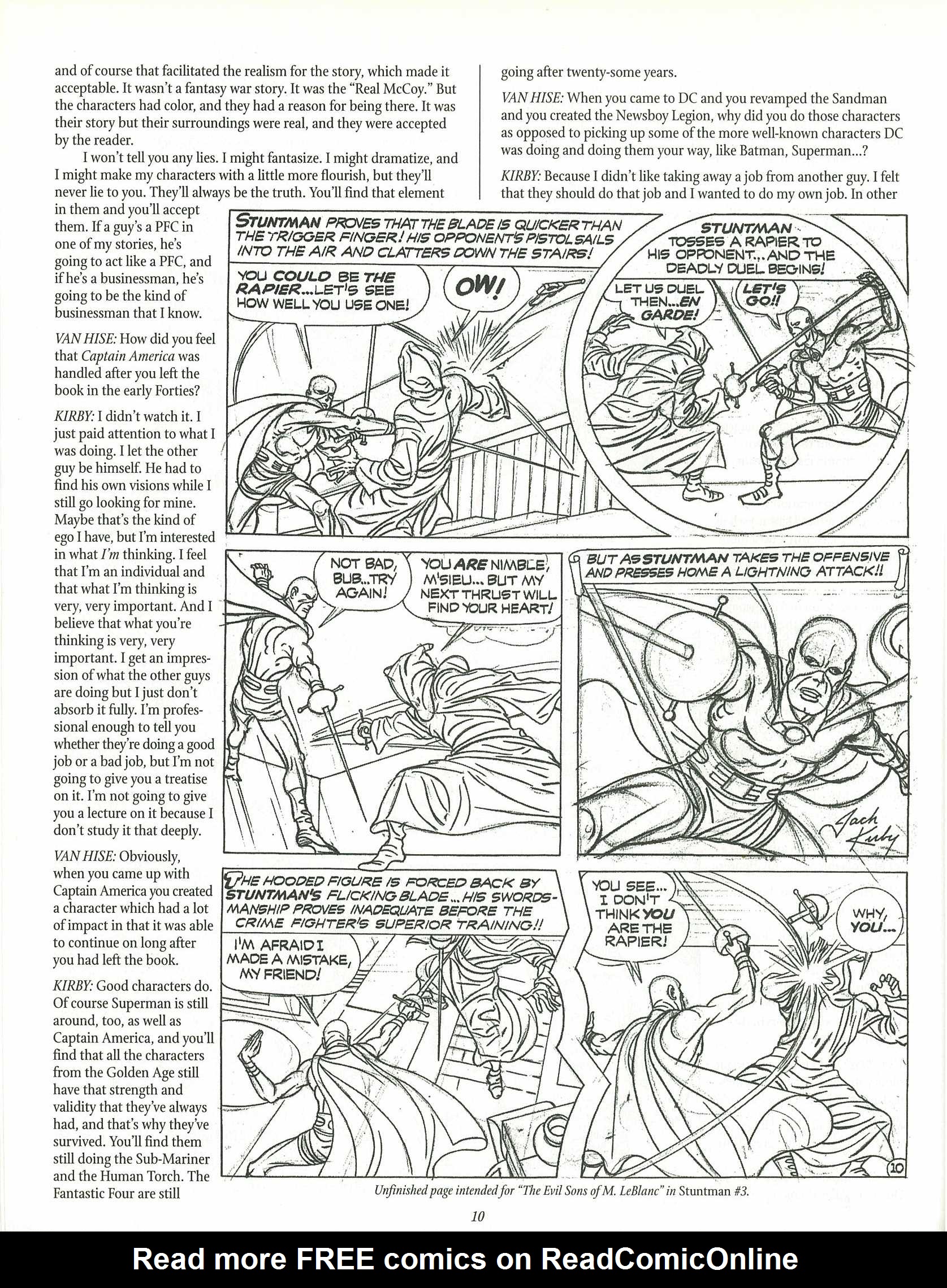 Read online The Jack Kirby Collector comic -  Issue #25 - 10