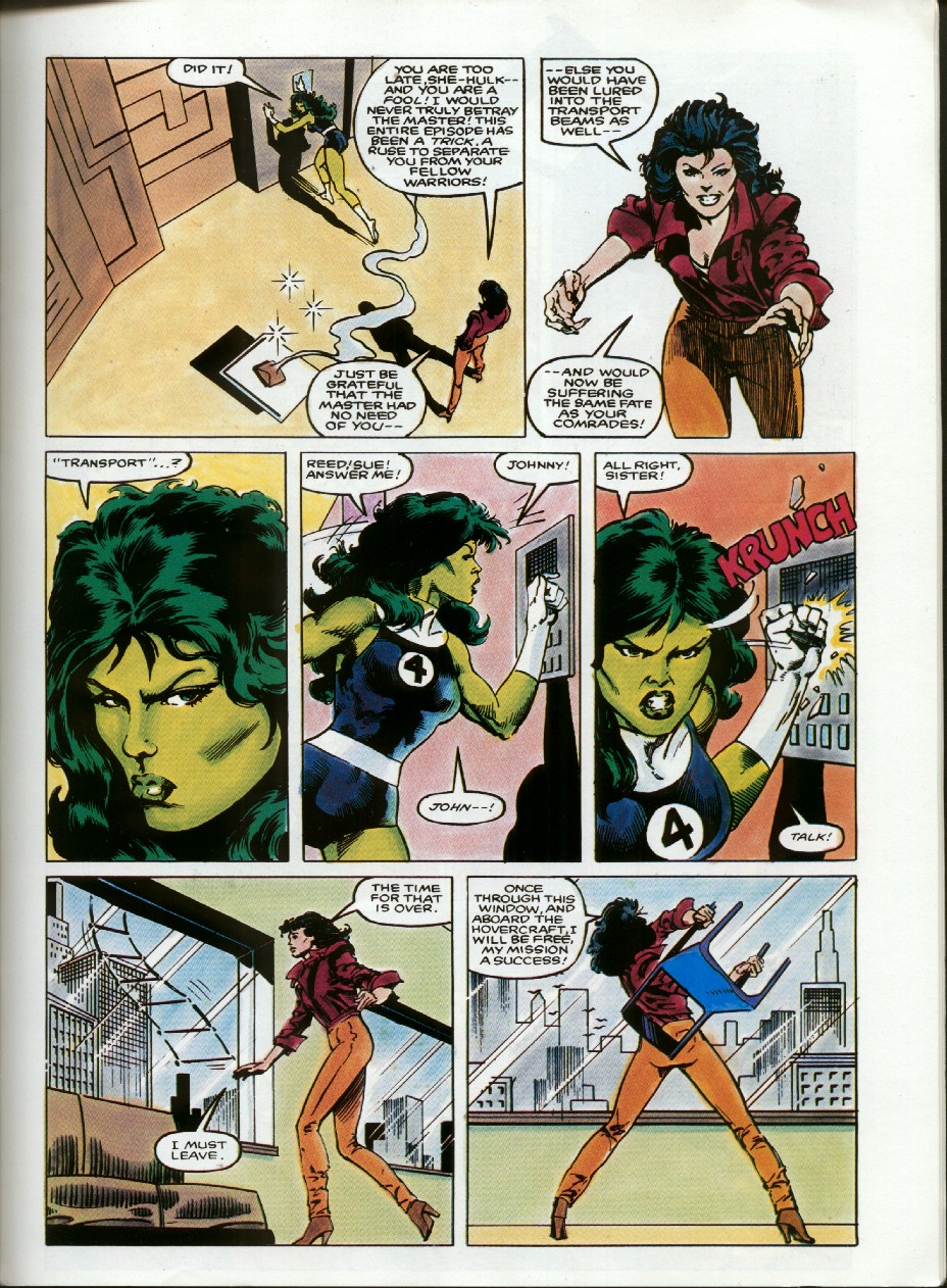 Read online Marvel Graphic Novel comic -  Issue #17 - Revenge of the Living Monolith - 33