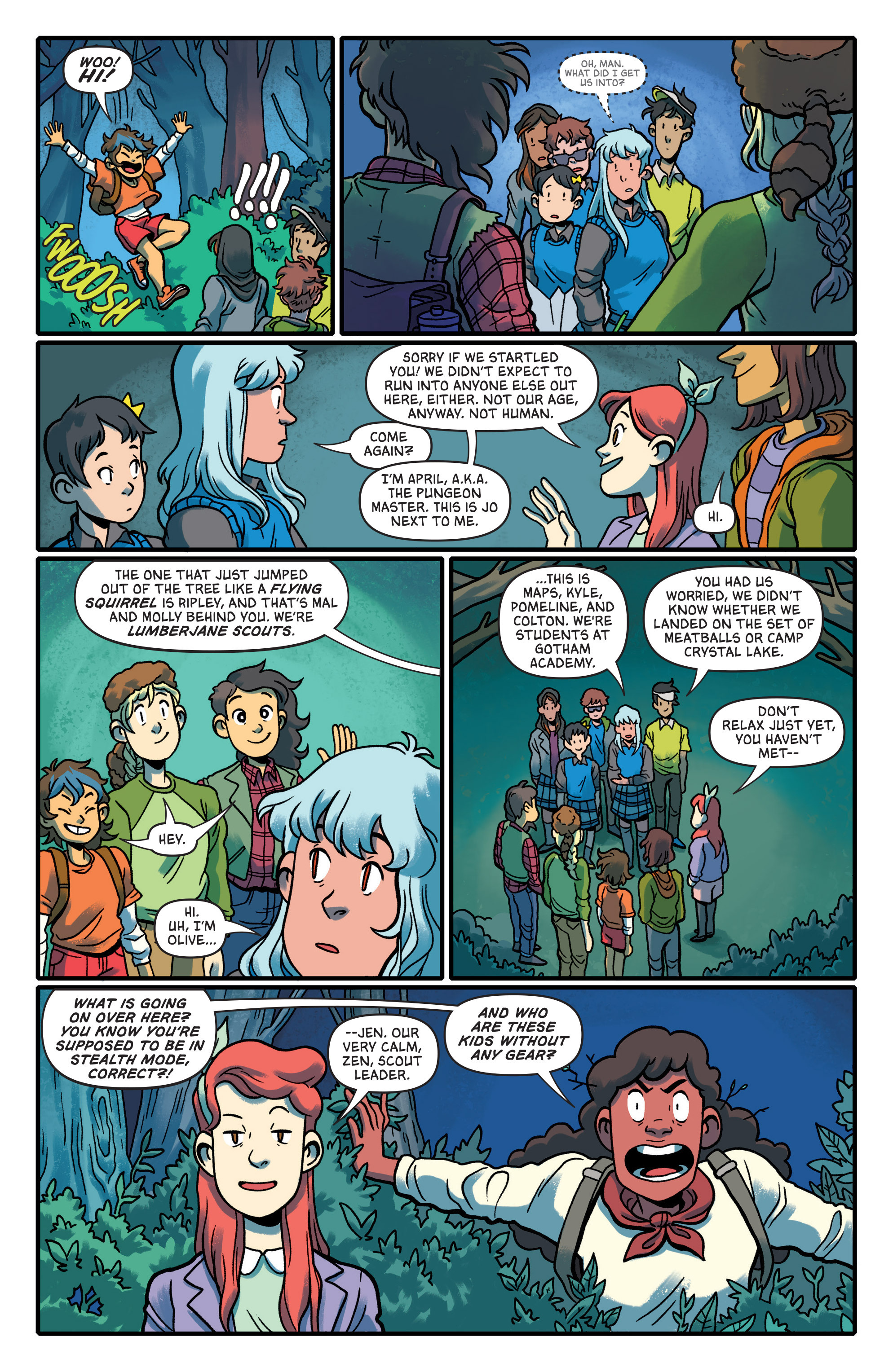 Lumberjanes Gotham Academy Issue 1 Read Lumberjanes Gotham Academy