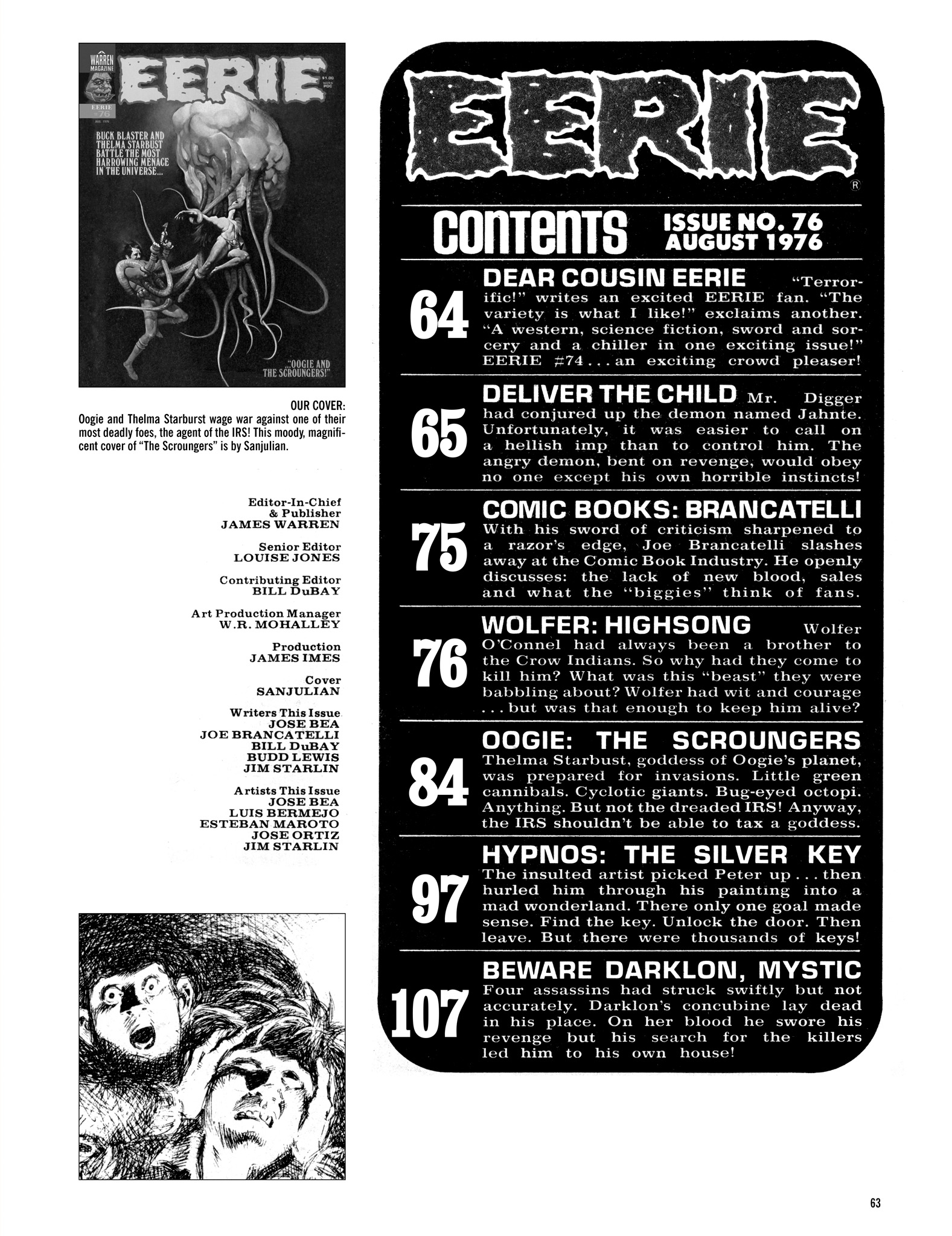 Read online Eerie Archives comic -  Issue # TPB 16 - 64