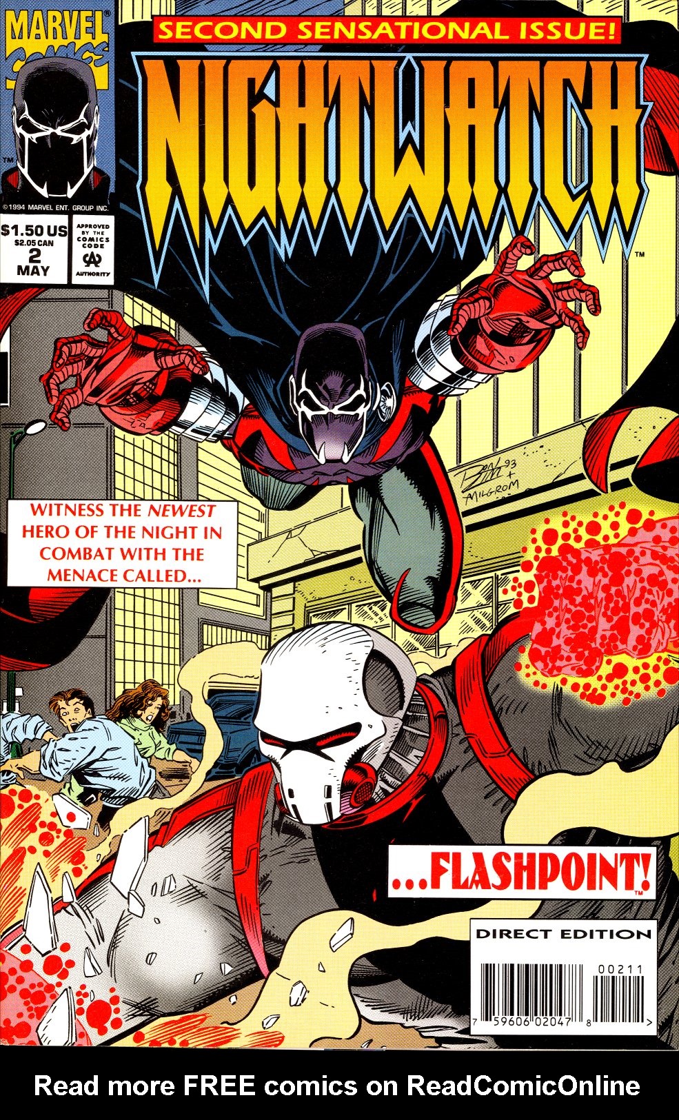 Read online Nightwatch comic -  Issue #2 - 1