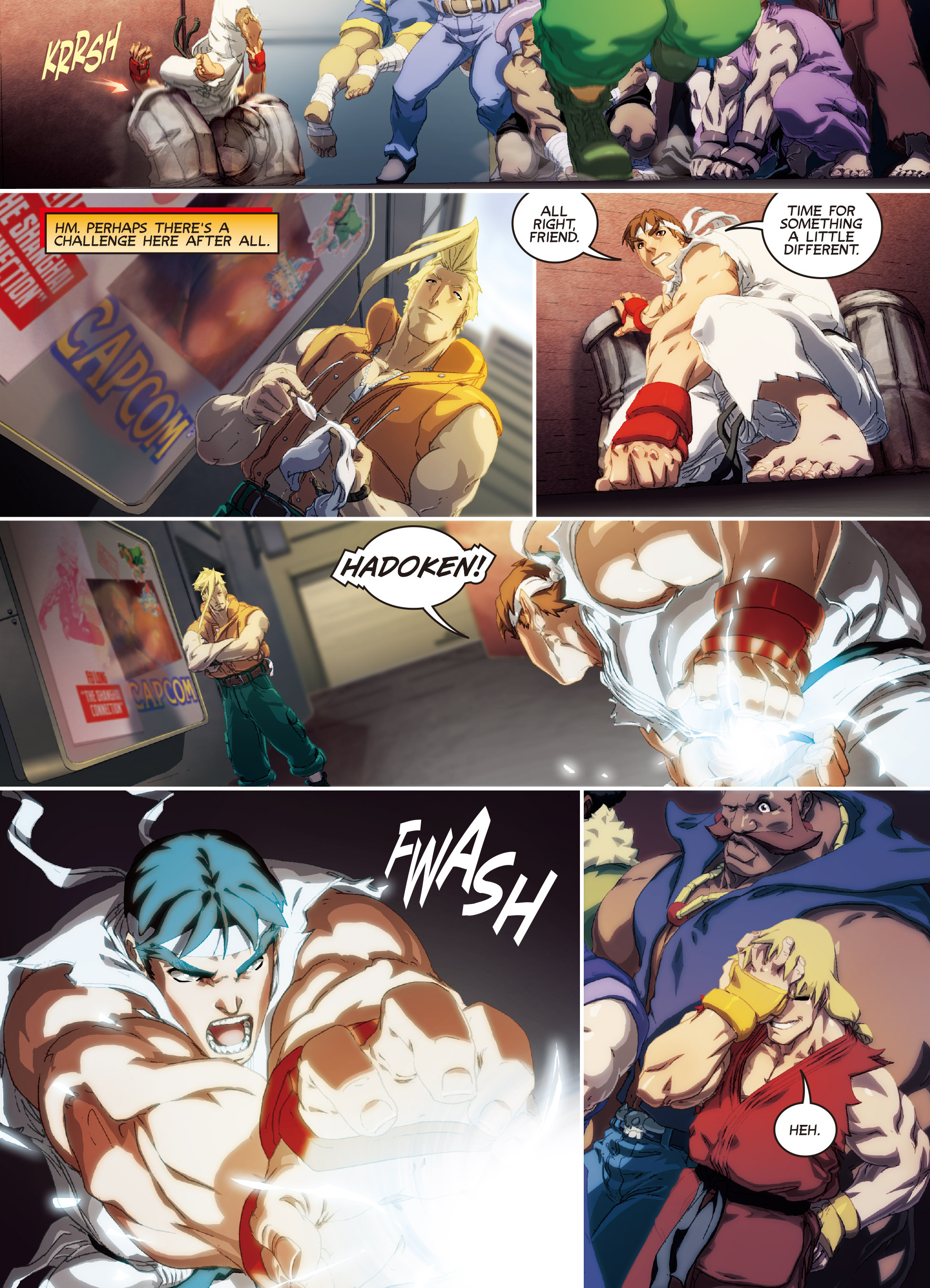 Read online Free Comic Book Day 2015 comic -  Issue # Street Fighter - Super Combo Special - 5