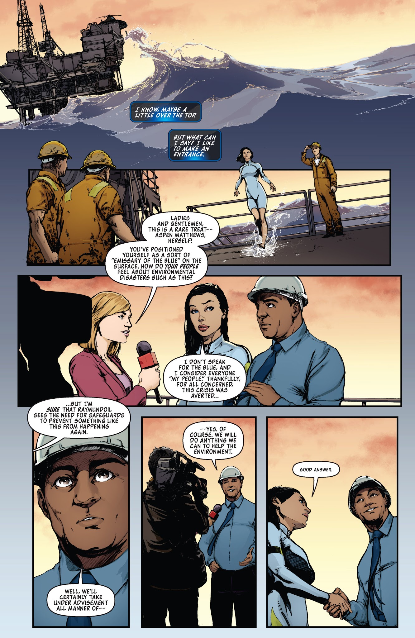 Read online Michael Turner's Fathom (2013) comic -  Issue #1 - 12