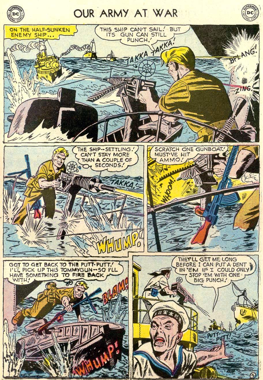 Read online Our Army at War (1952) comic -  Issue #35 - 24