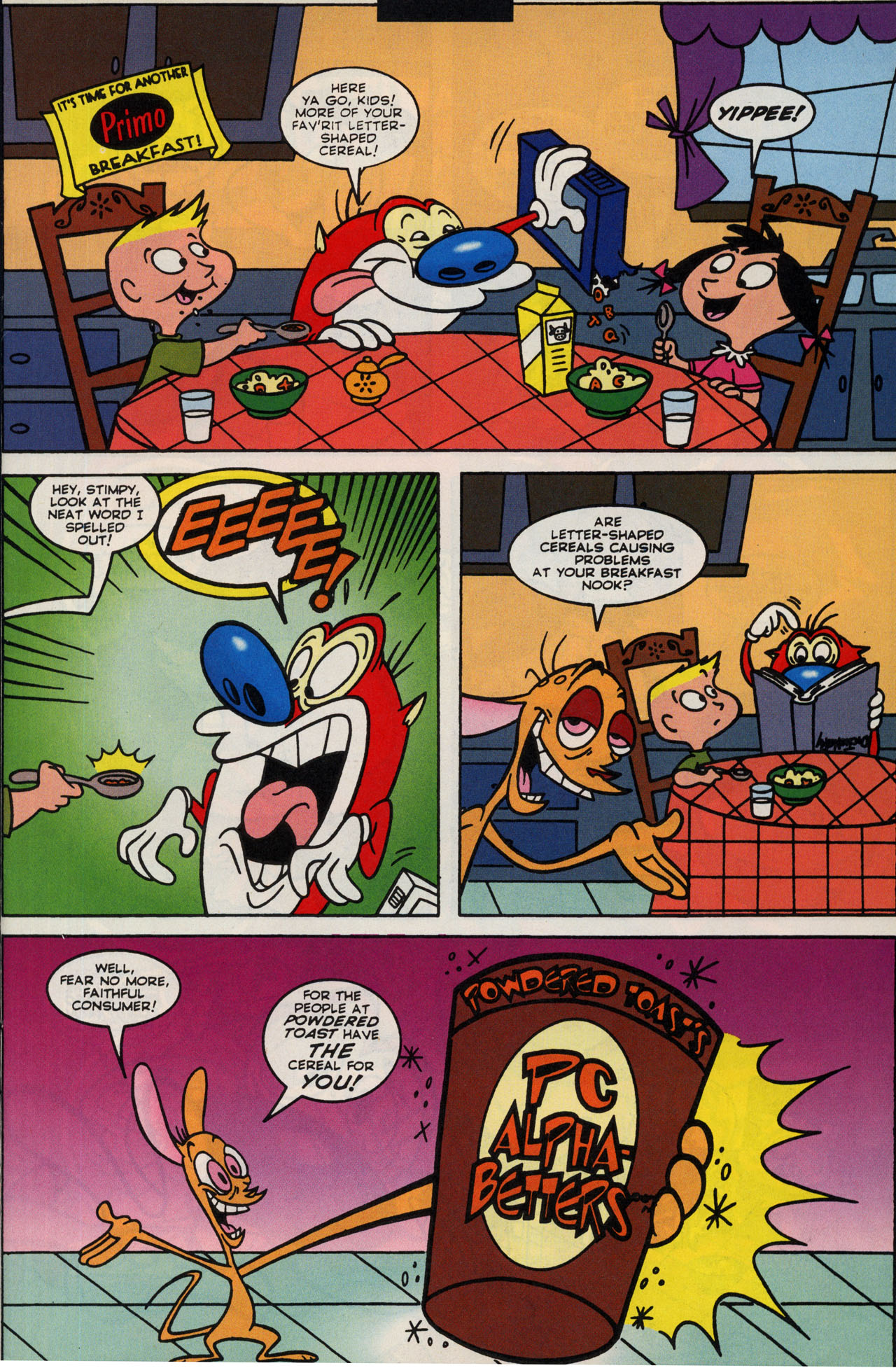 Read online The Ren & Stimpy Show Special: Powdered Toastman's Cereal Serial comic -  Issue # Full - 11