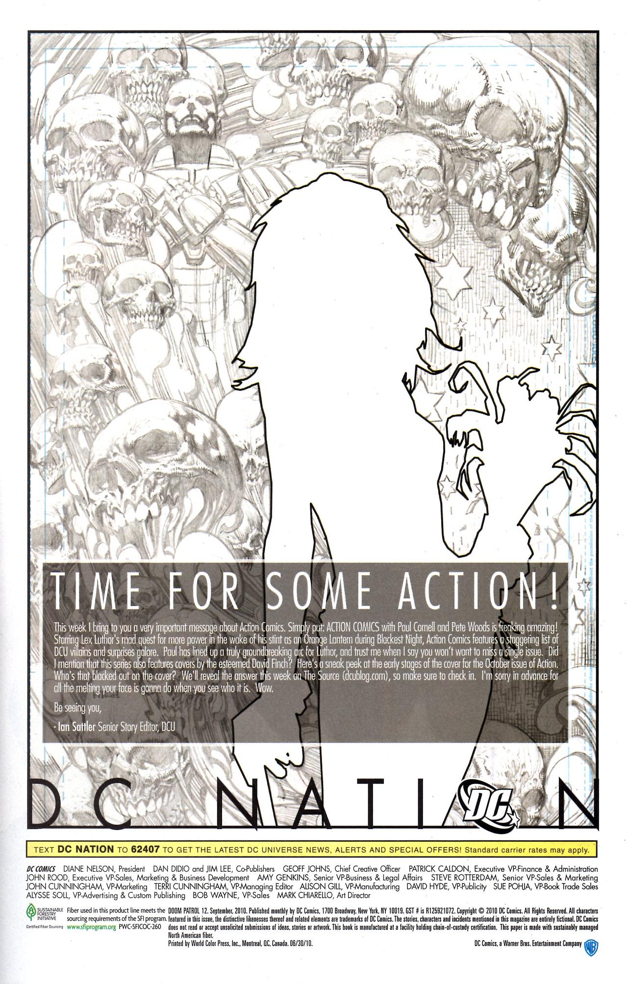 Read online Doom Patrol (2009) comic -  Issue #12 - 33