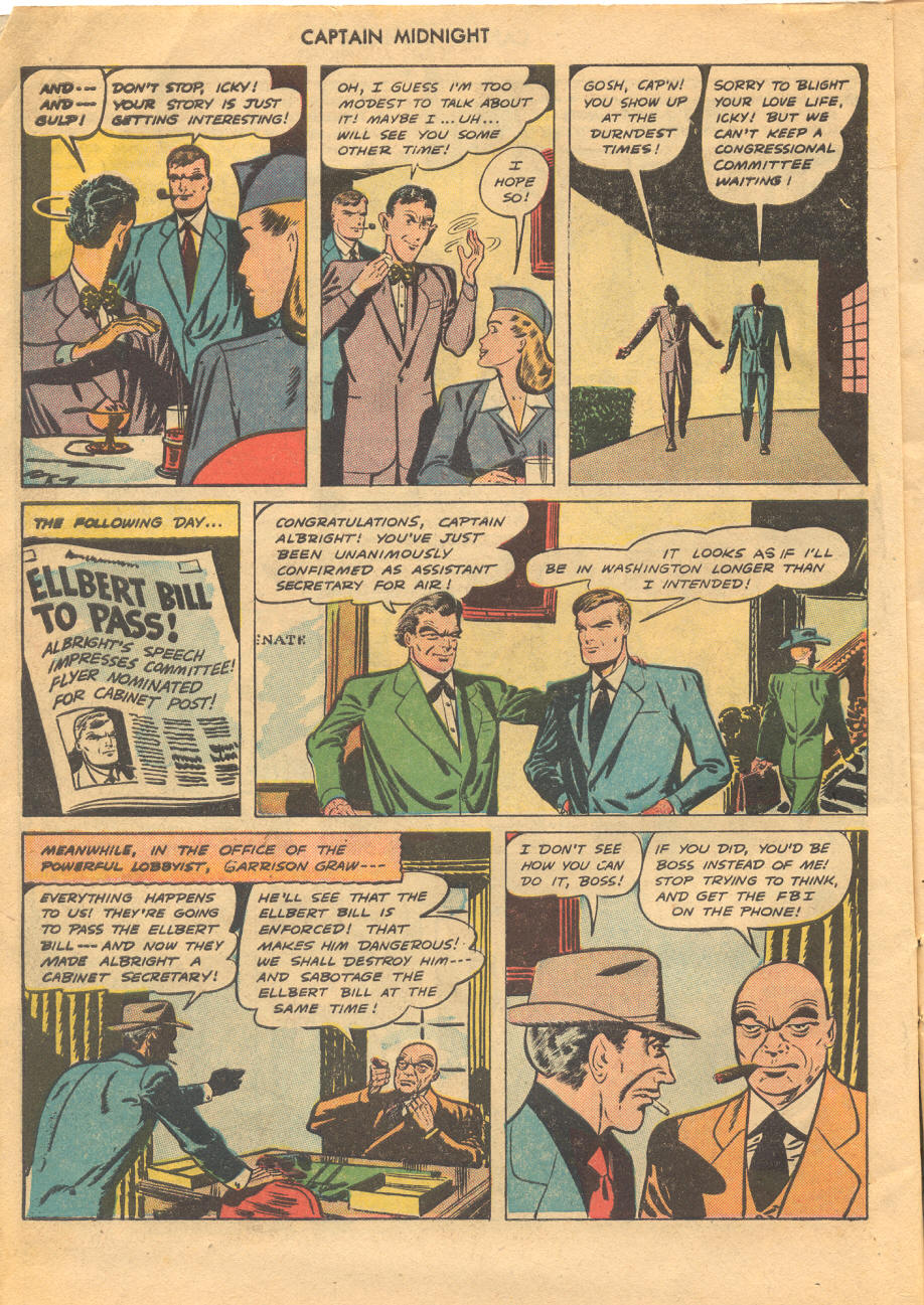Read online Captain Midnight (1942) comic -  Issue #51 - 6