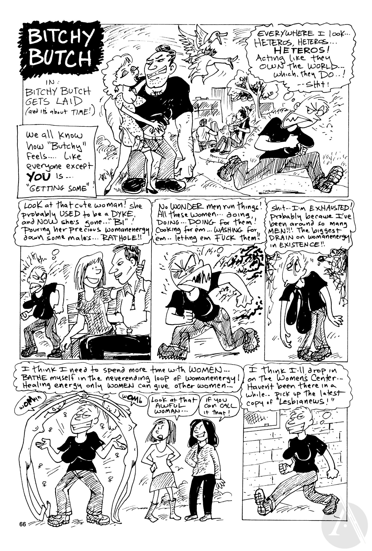 Read online Bitchy Butch: World's Angriest Dyke comic -  Issue # TPB - 72