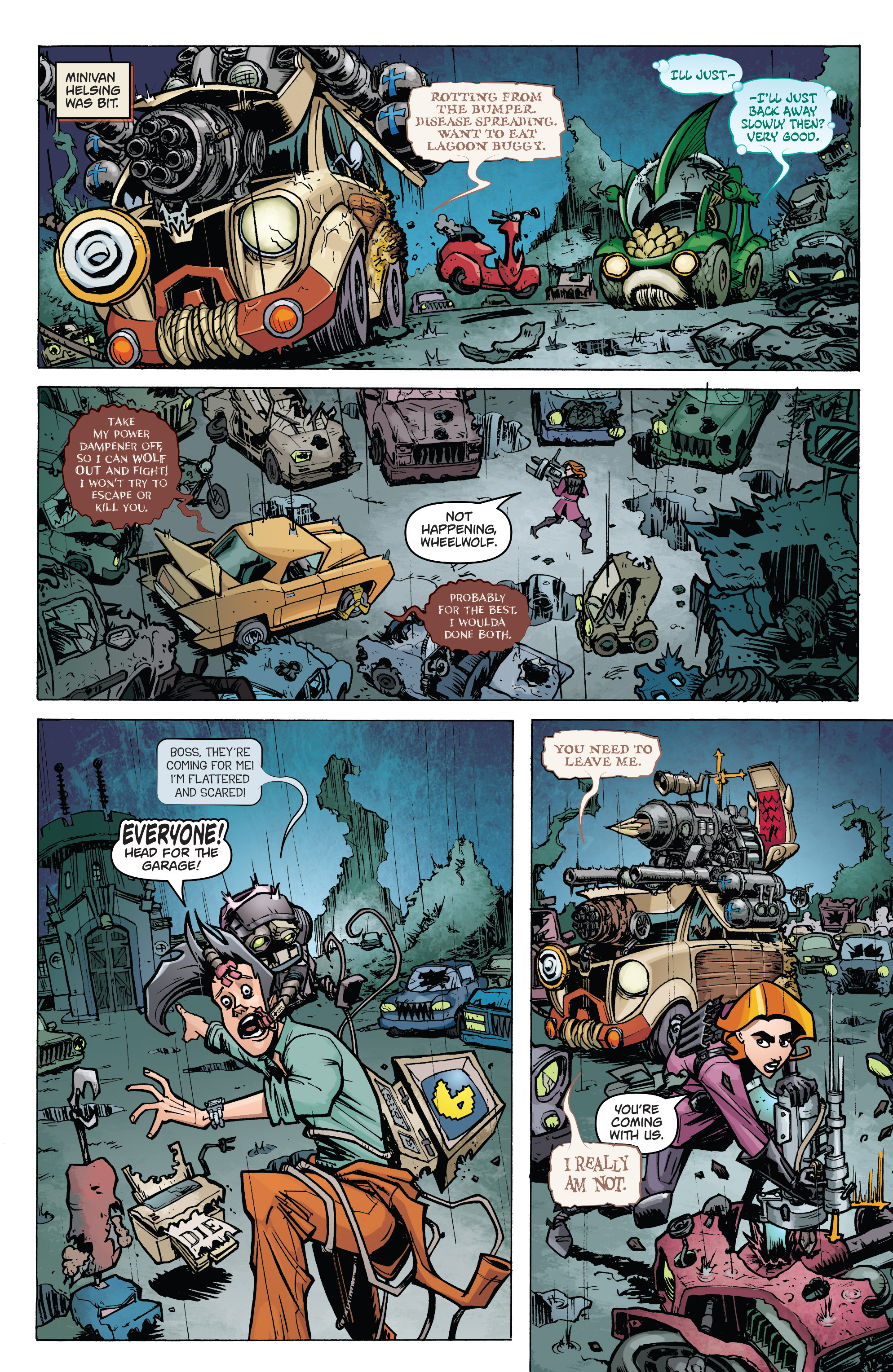 Read online Monster Motors: The Curse of Minivan Helsing comic -  Issue #2 - 4