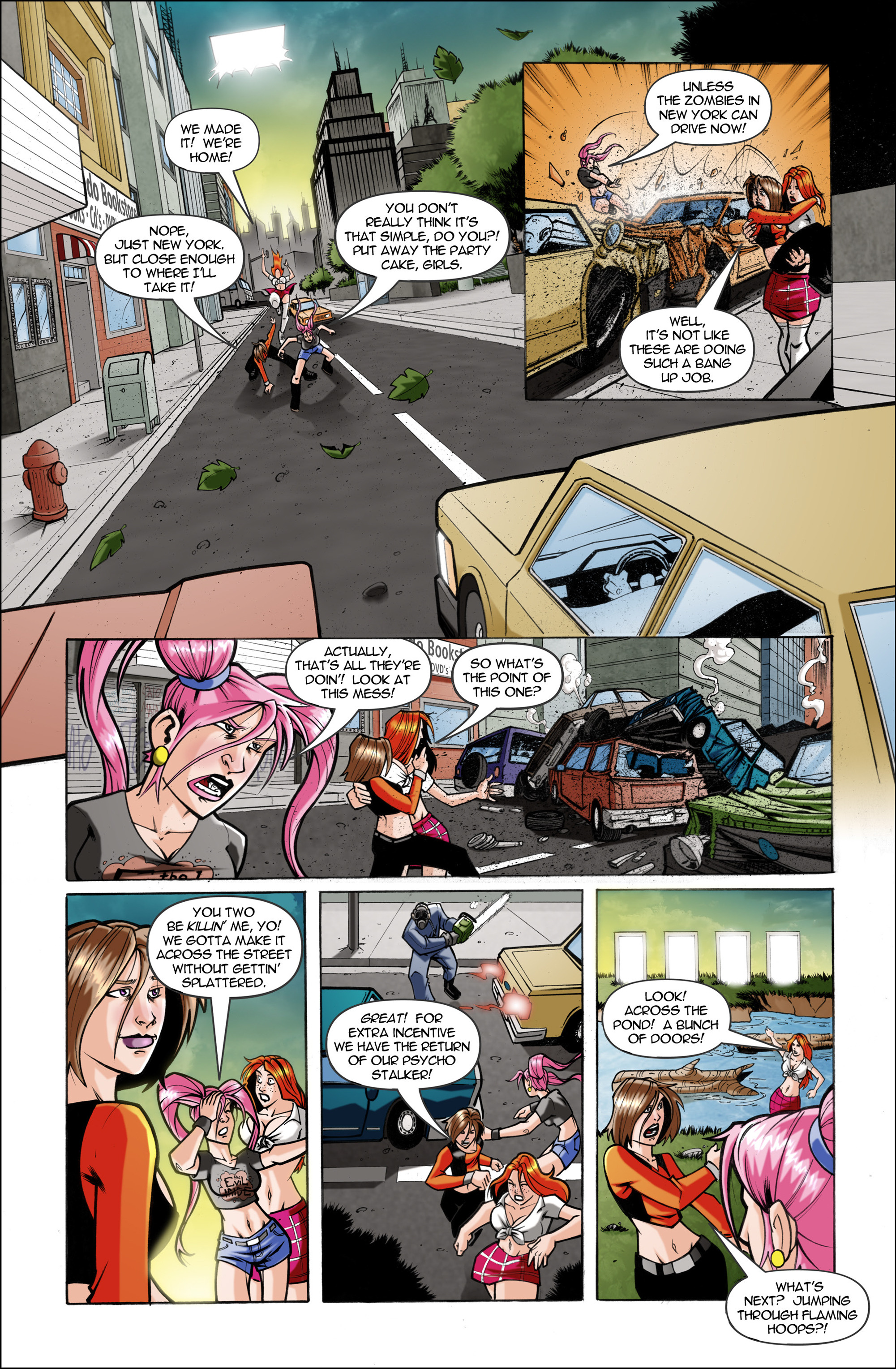 Read online Chaos Campus: Sorority Girls Vs. Zombies comic -  Issue #9 - 10
