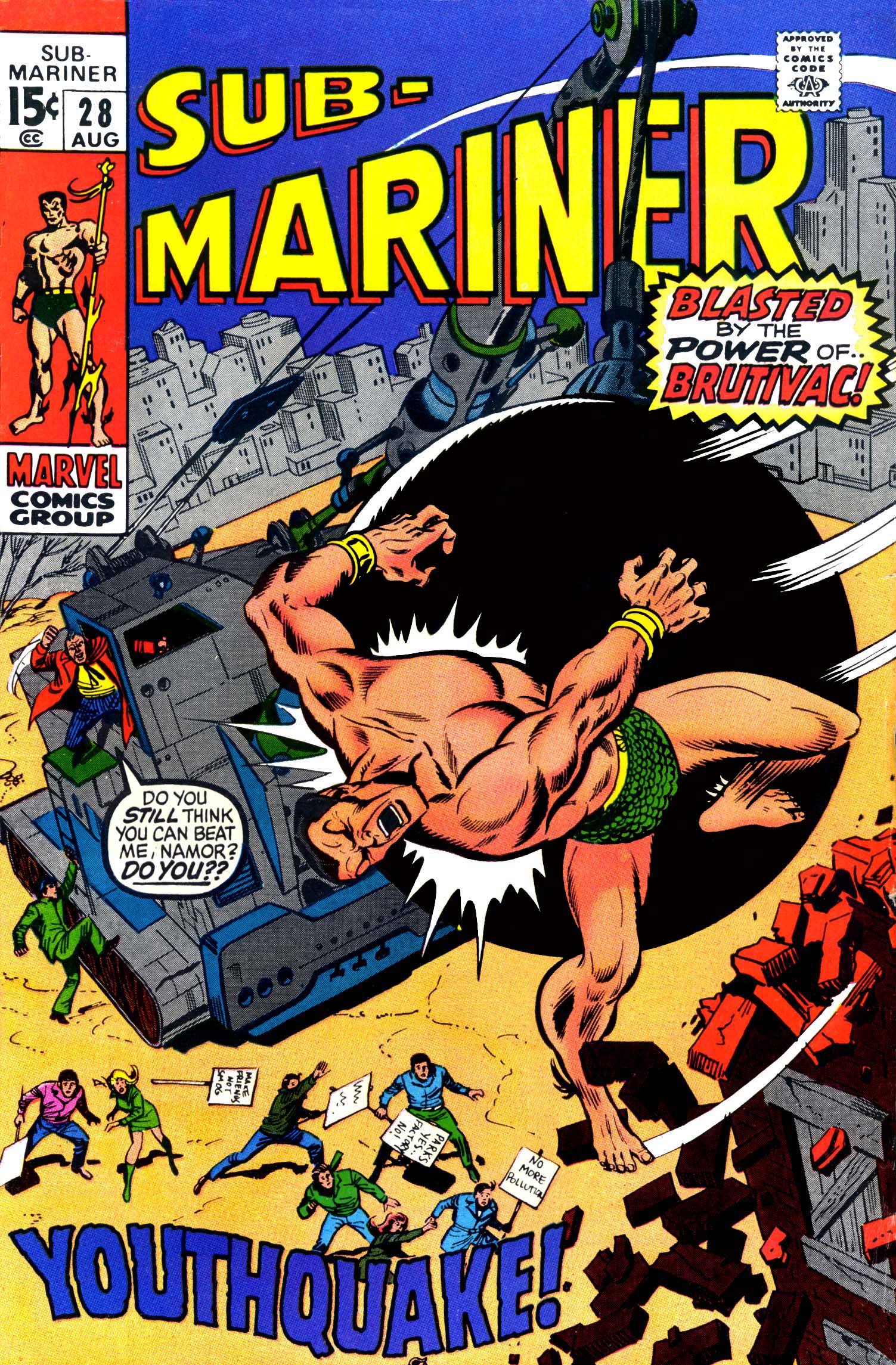 Read online The Sub-Mariner comic -  Issue #28 - 1
