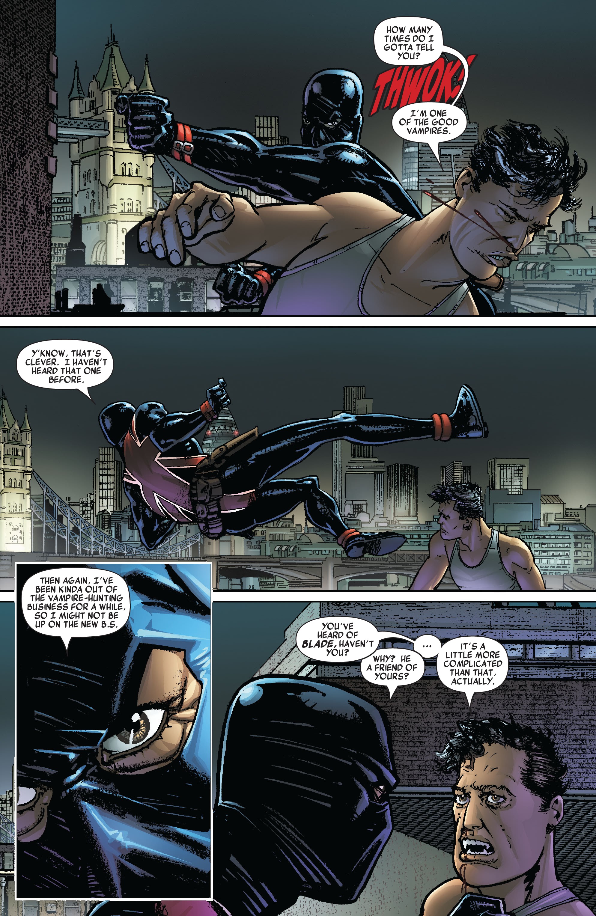 Read online Blade by Marc Guggenheim: The Complete Collection comic -  Issue # TPB (Part 3) - 2