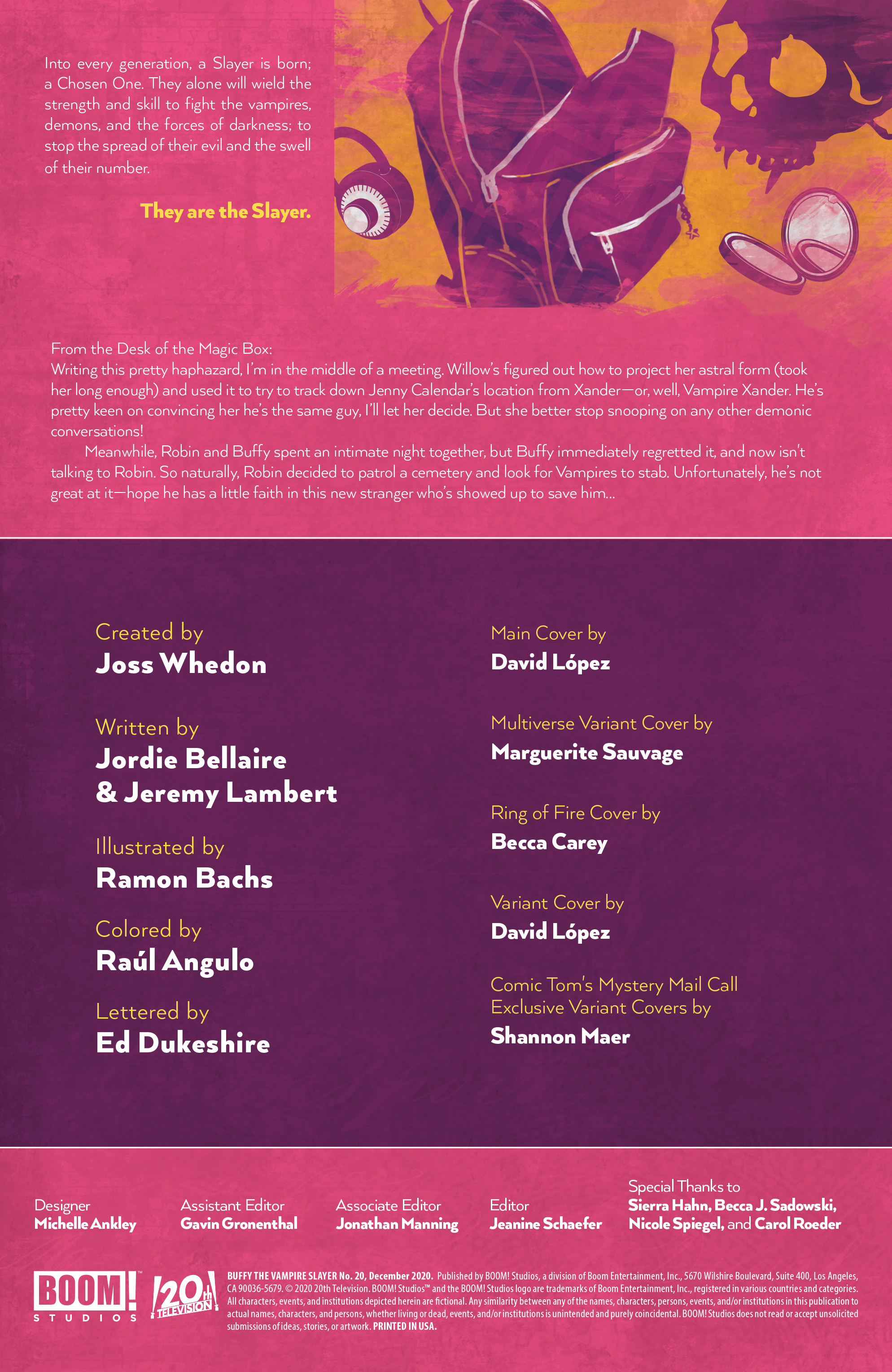 Read online Buffy the Vampire Slayer comic -  Issue #20 - 2