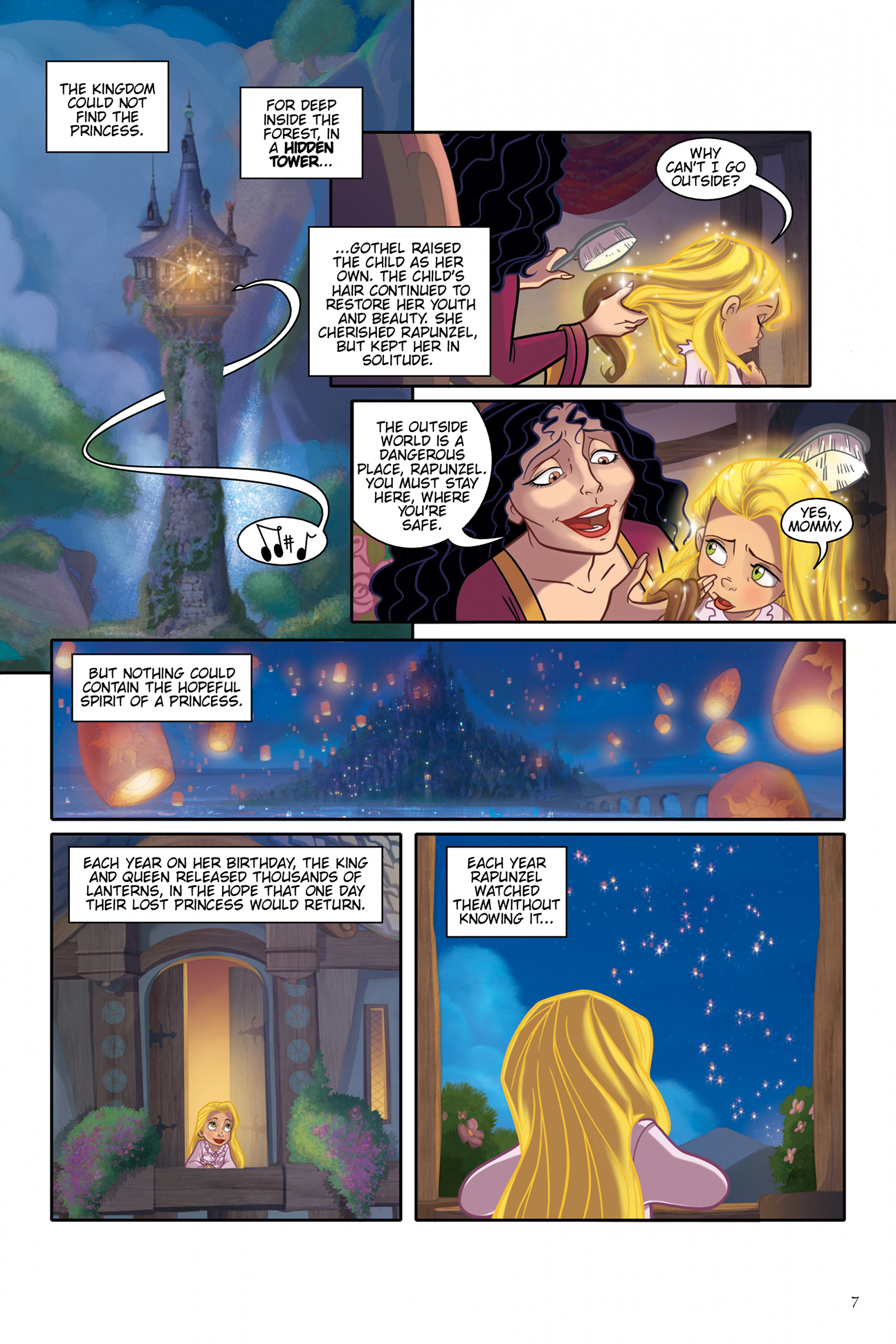 Read online Disney Tangled: The Story of the Movie in Comics comic -  Issue # Full - 9