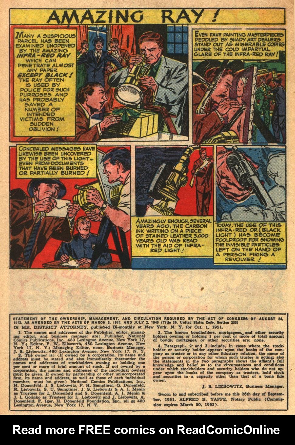 Read online Mr. District Attorney comic -  Issue #26 - 30