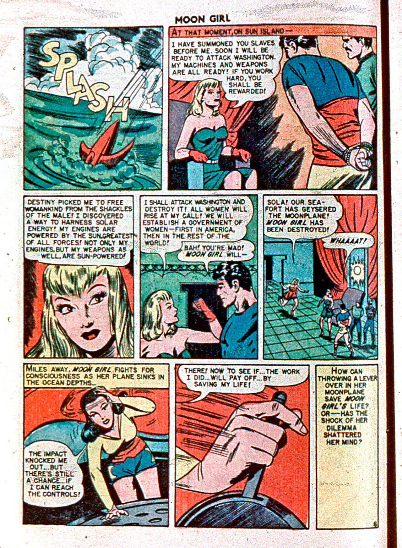 Read online Moon Girl (1947) comic -  Issue #5 - 8