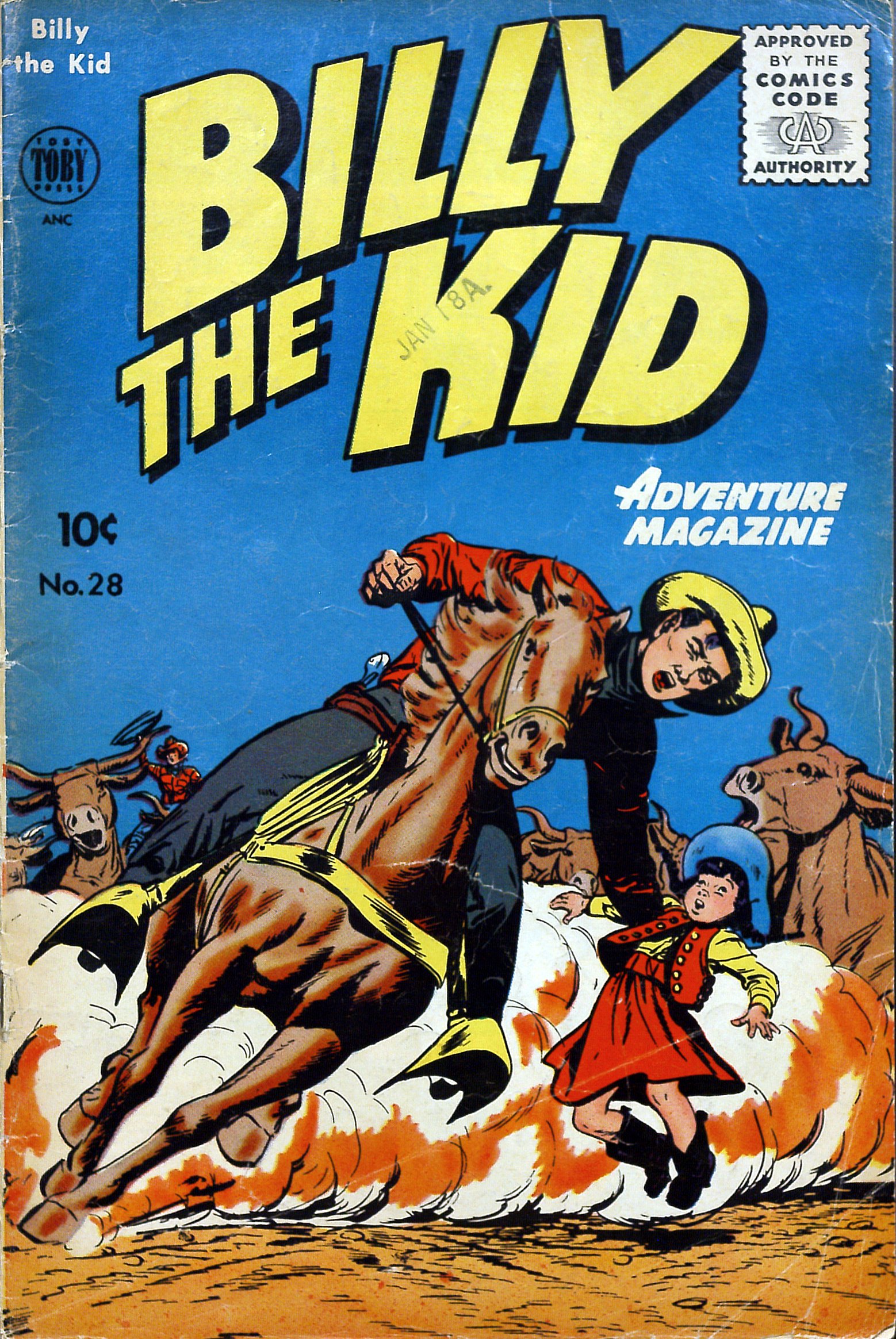 Read online Billy the Kid Adventure Magazine comic -  Issue #28 - 1