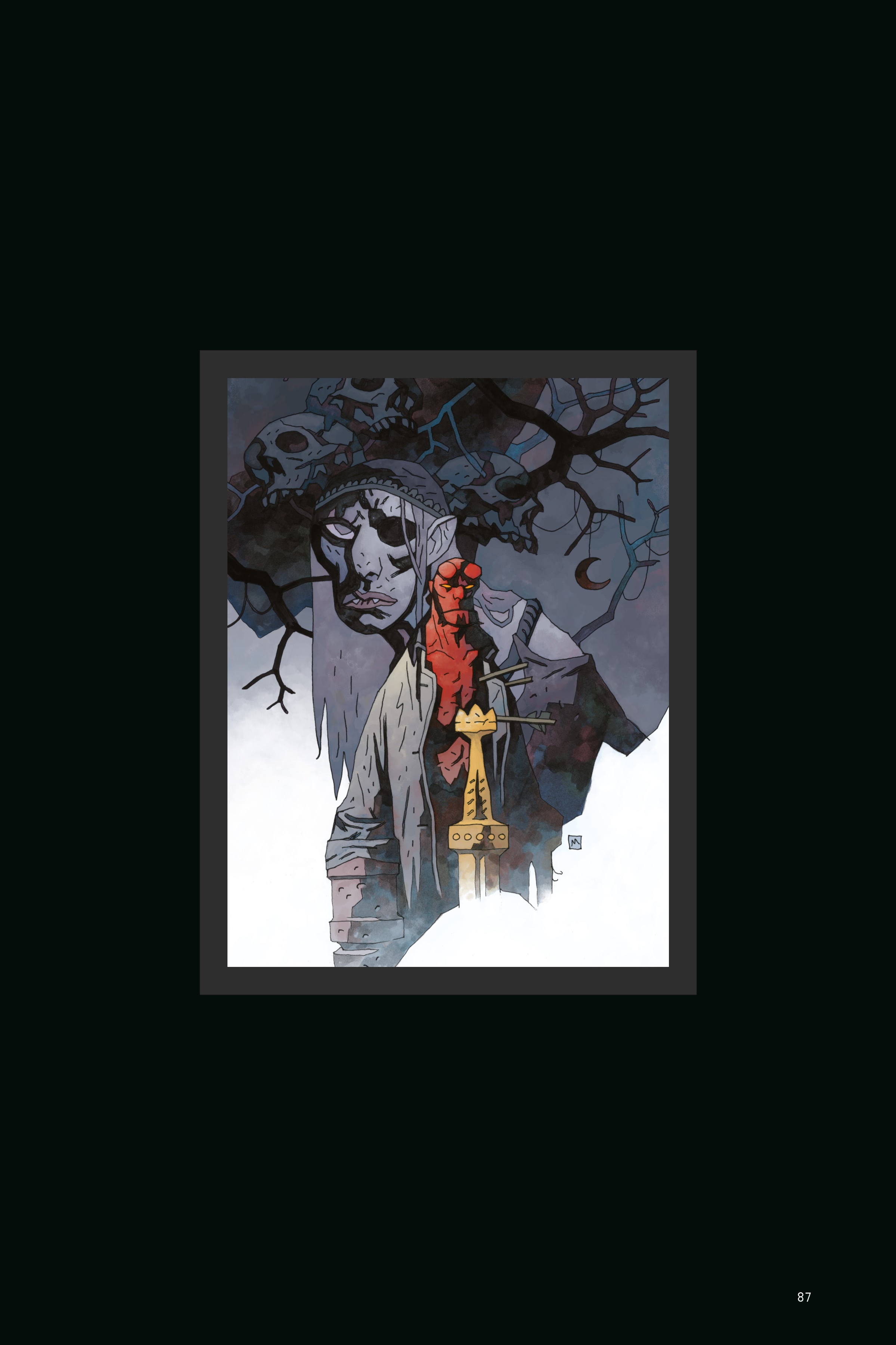 Read online Hellboy: 25 Years of Covers comic -  Issue # TPB (Part 1) - 89