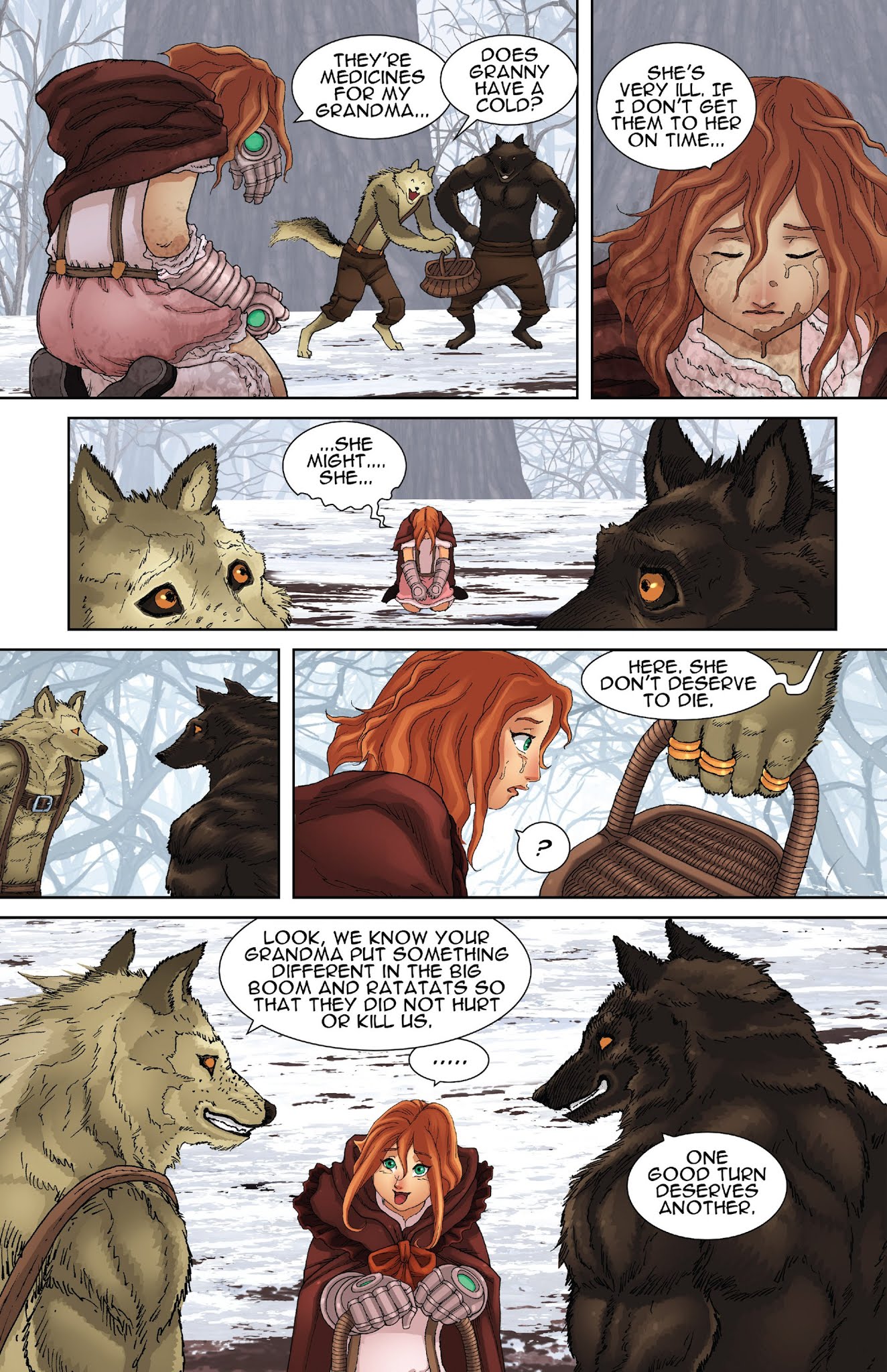 Read online Steampunk Red Riding Hood comic -  Issue # Full - 30