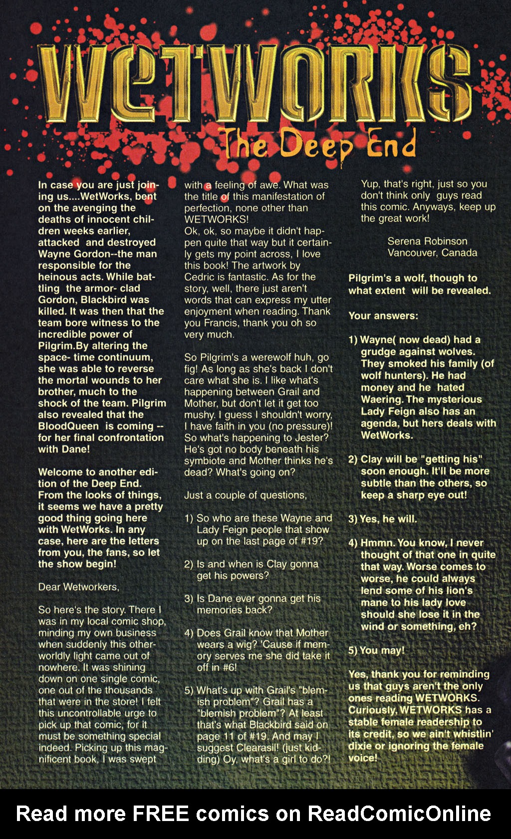 Read online Wetworks comic -  Issue #21 - 24