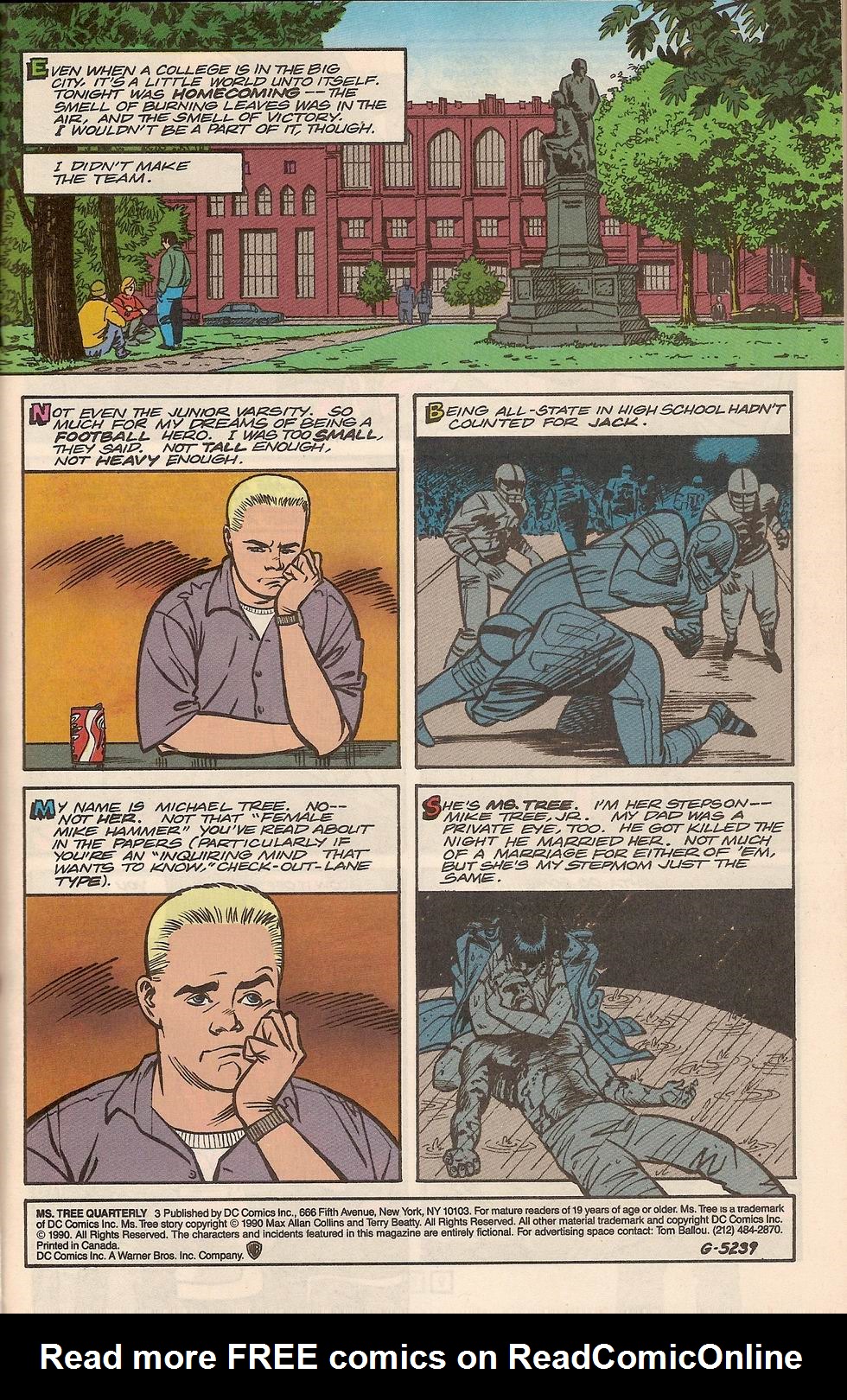 Read online Ms. Tree Quarterly comic -  Issue #3 - 2