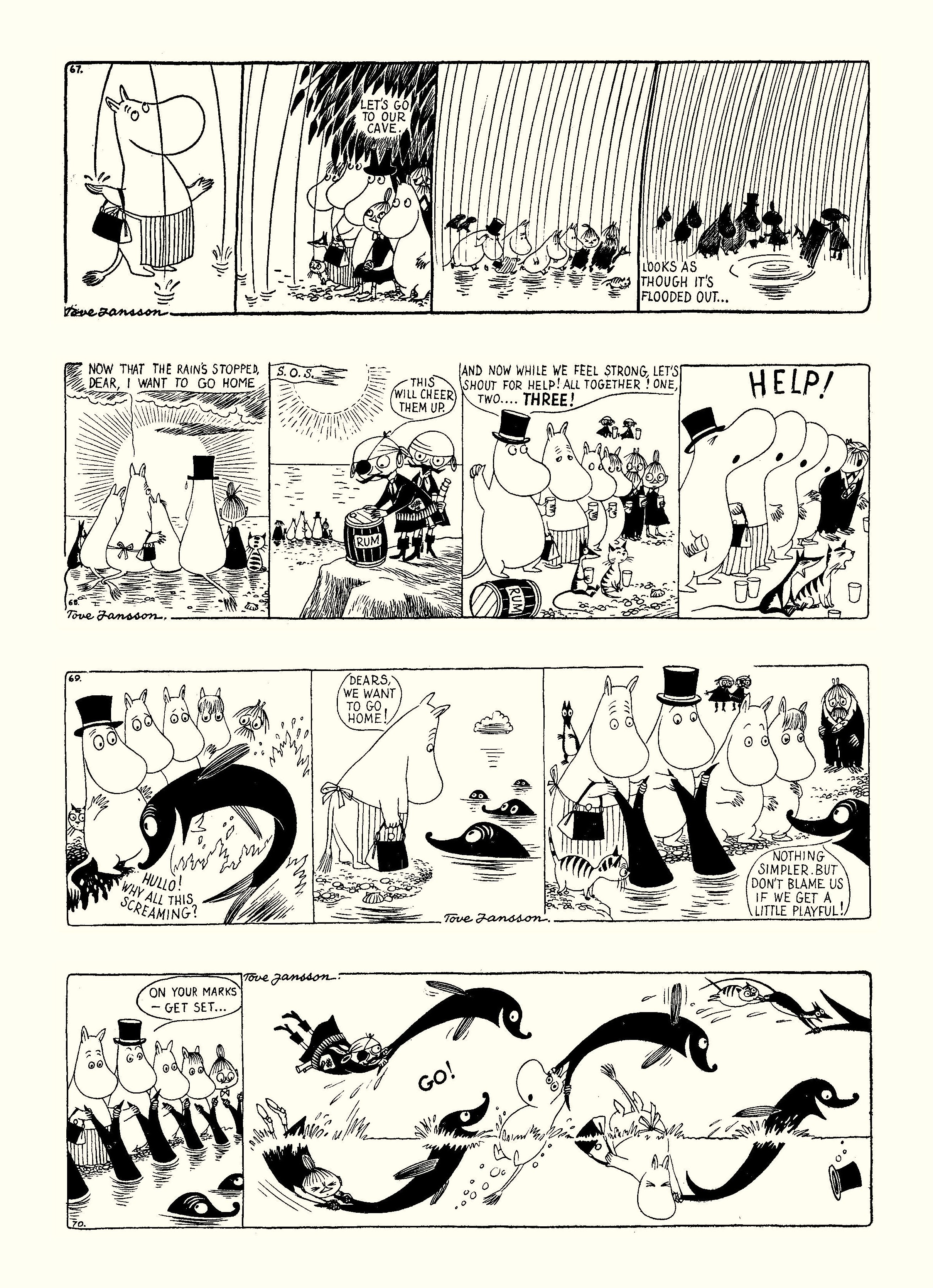 Read online Moomin: The Complete Tove Jansson Comic Strip comic -  Issue # TPB 1 - 87