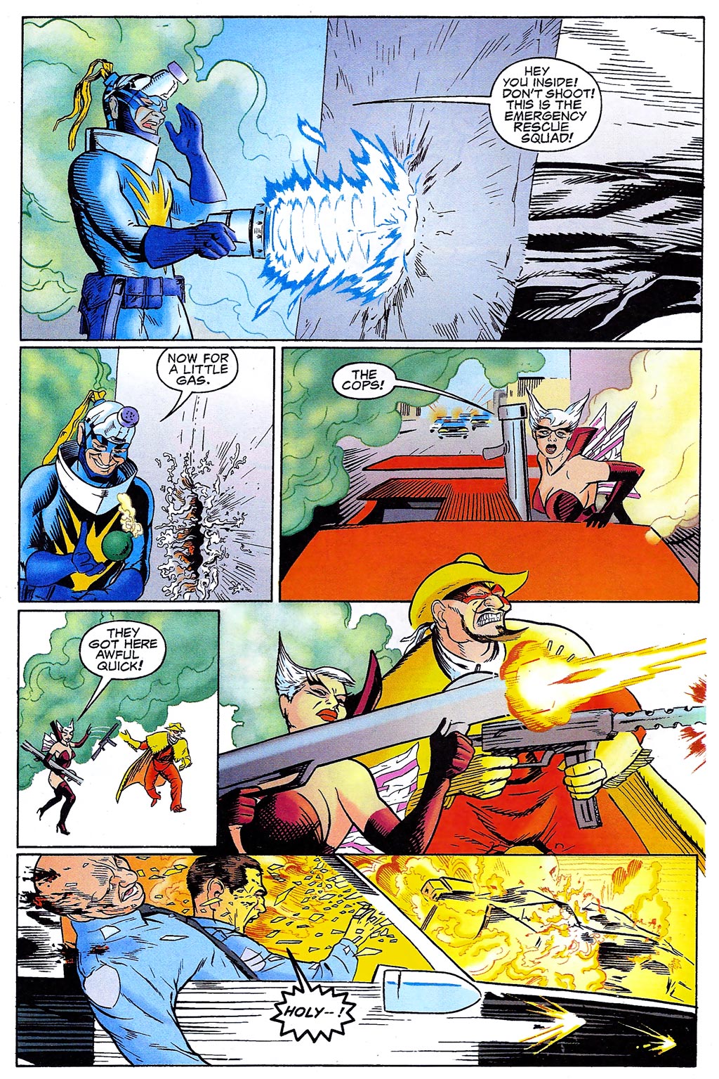 Read online Bob Burden's Original Mysterymen Comics comic -  Issue #4 - 12