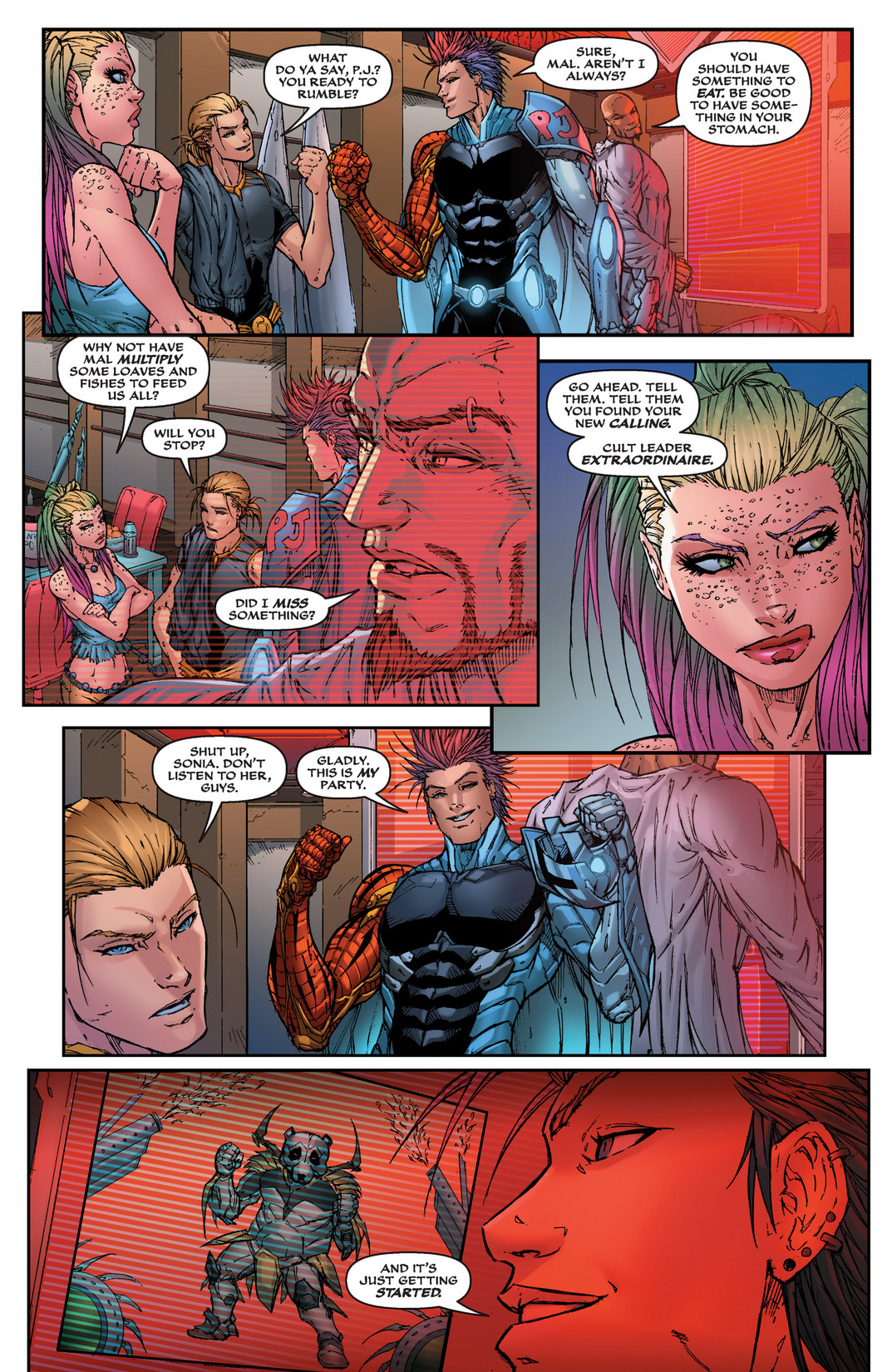 Read online Michael Turner's Soulfire (2013) comic -  Issue #2 - 14