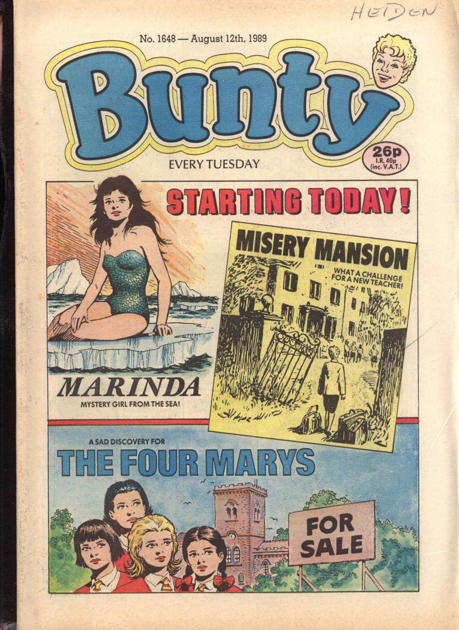 Read online Bunty comic -  Issue #1648 - 1