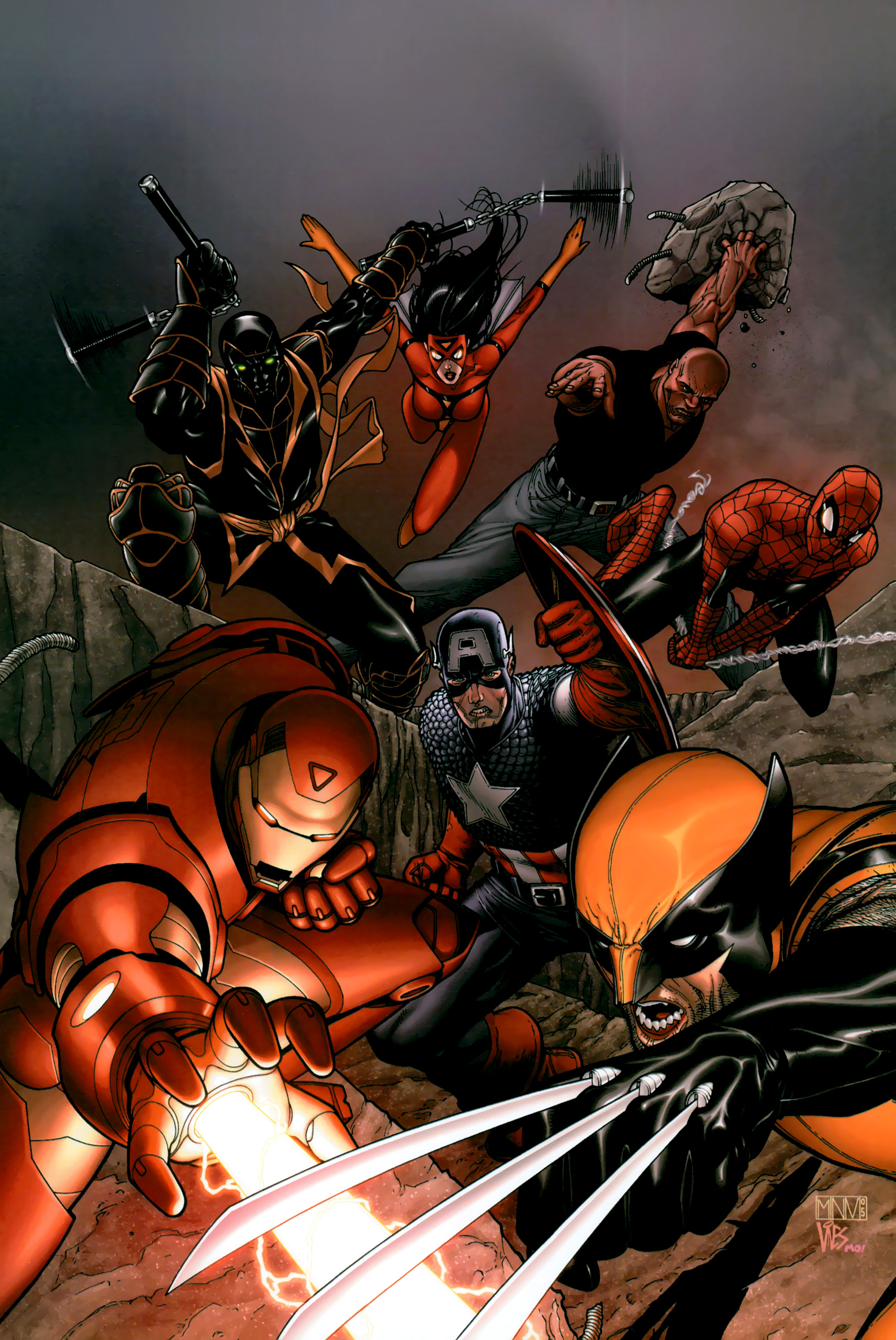 Read online New Avengers Poster Book comic -  Issue # Full - 3
