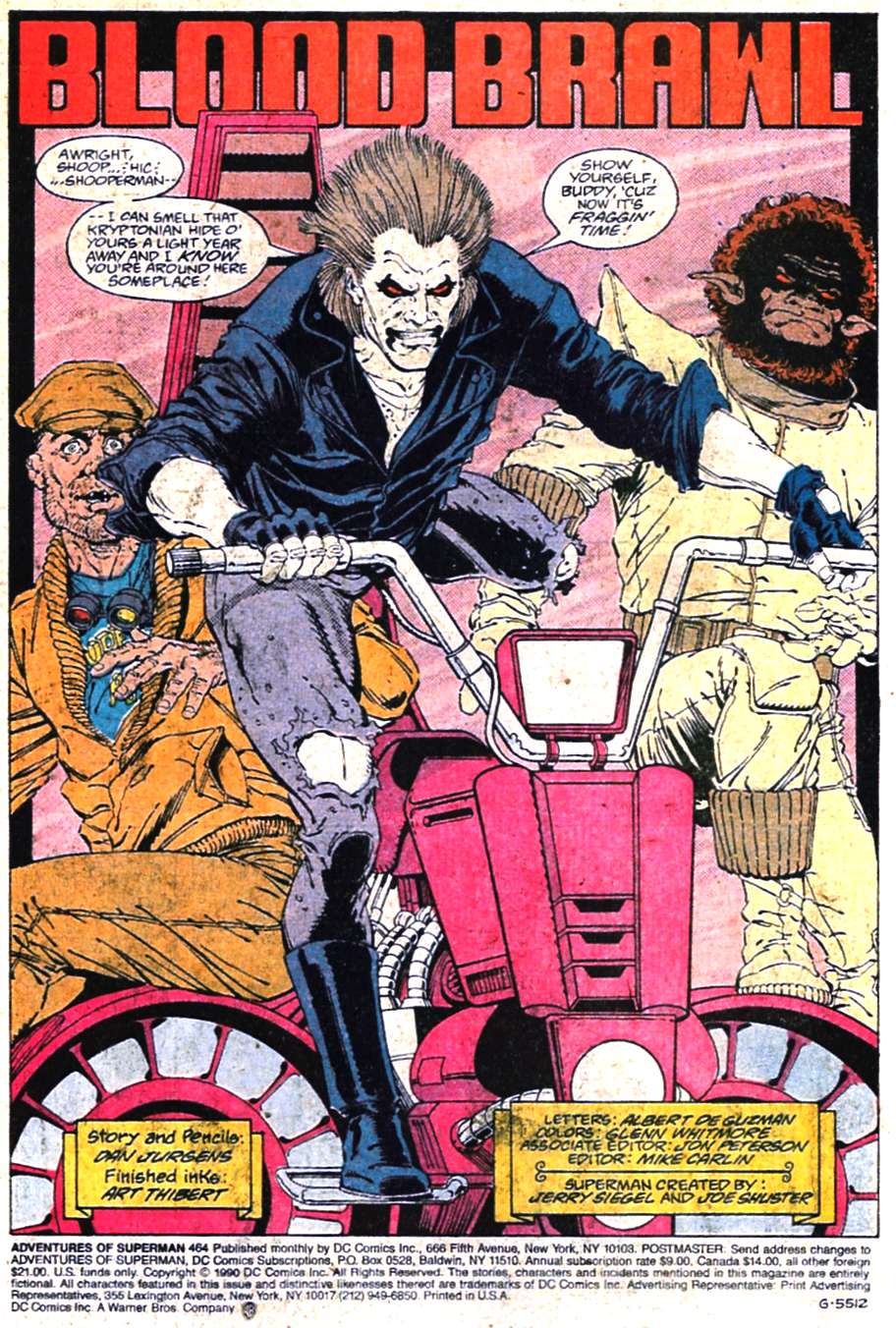 Read online Adventures of Superman (1987) comic -  Issue #464 - 2