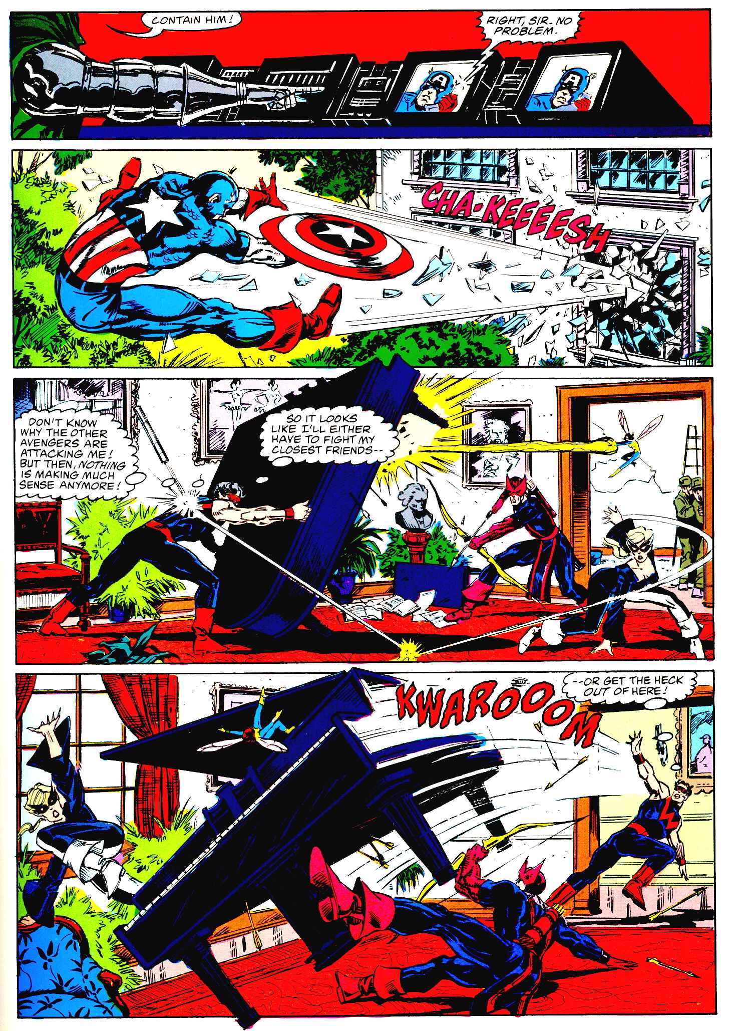 Read online Marvel Graphic Novel comic -  Issue #27 - Avengers - Emperor Doom - 34