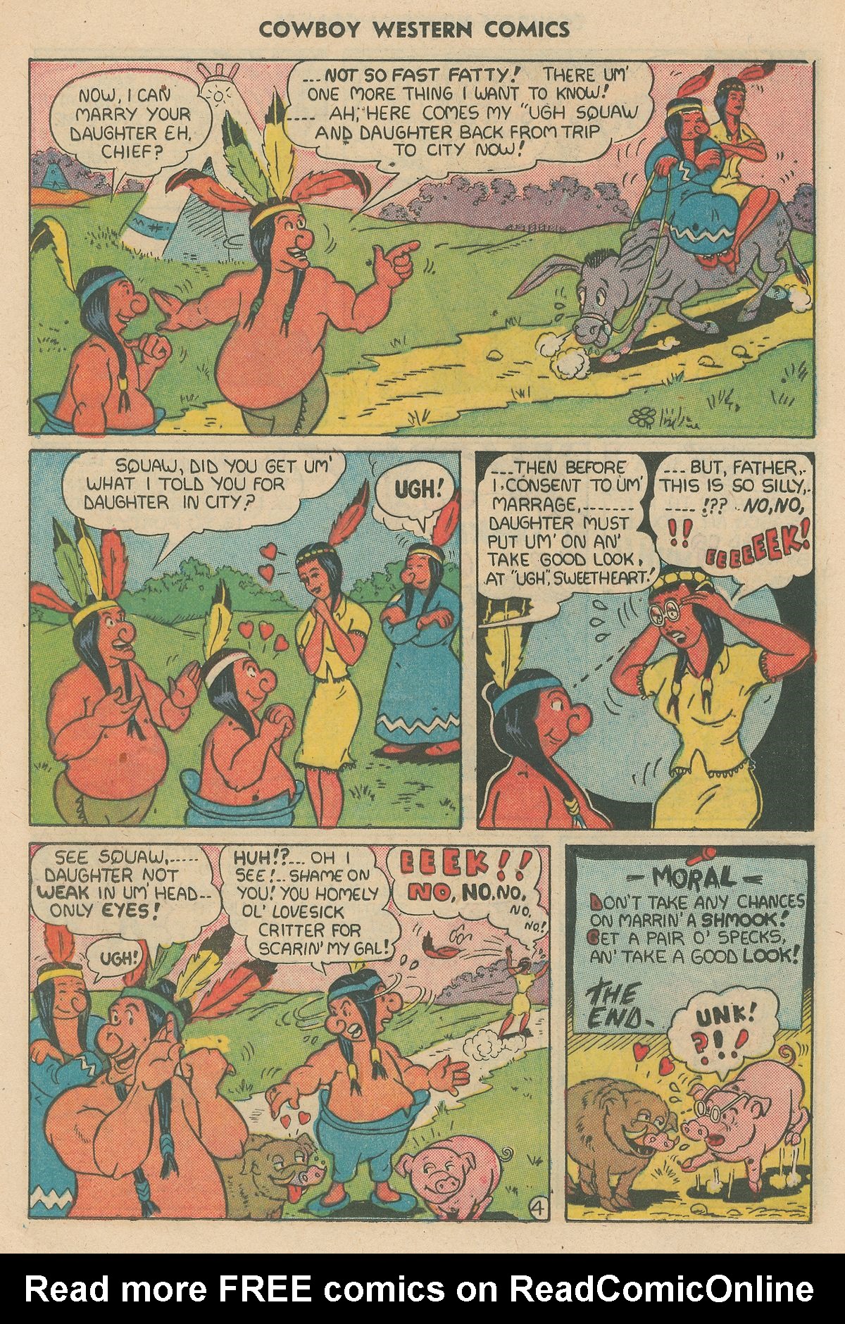 Read online Cowboy Western Comics (1948) comic -  Issue #31 - 20