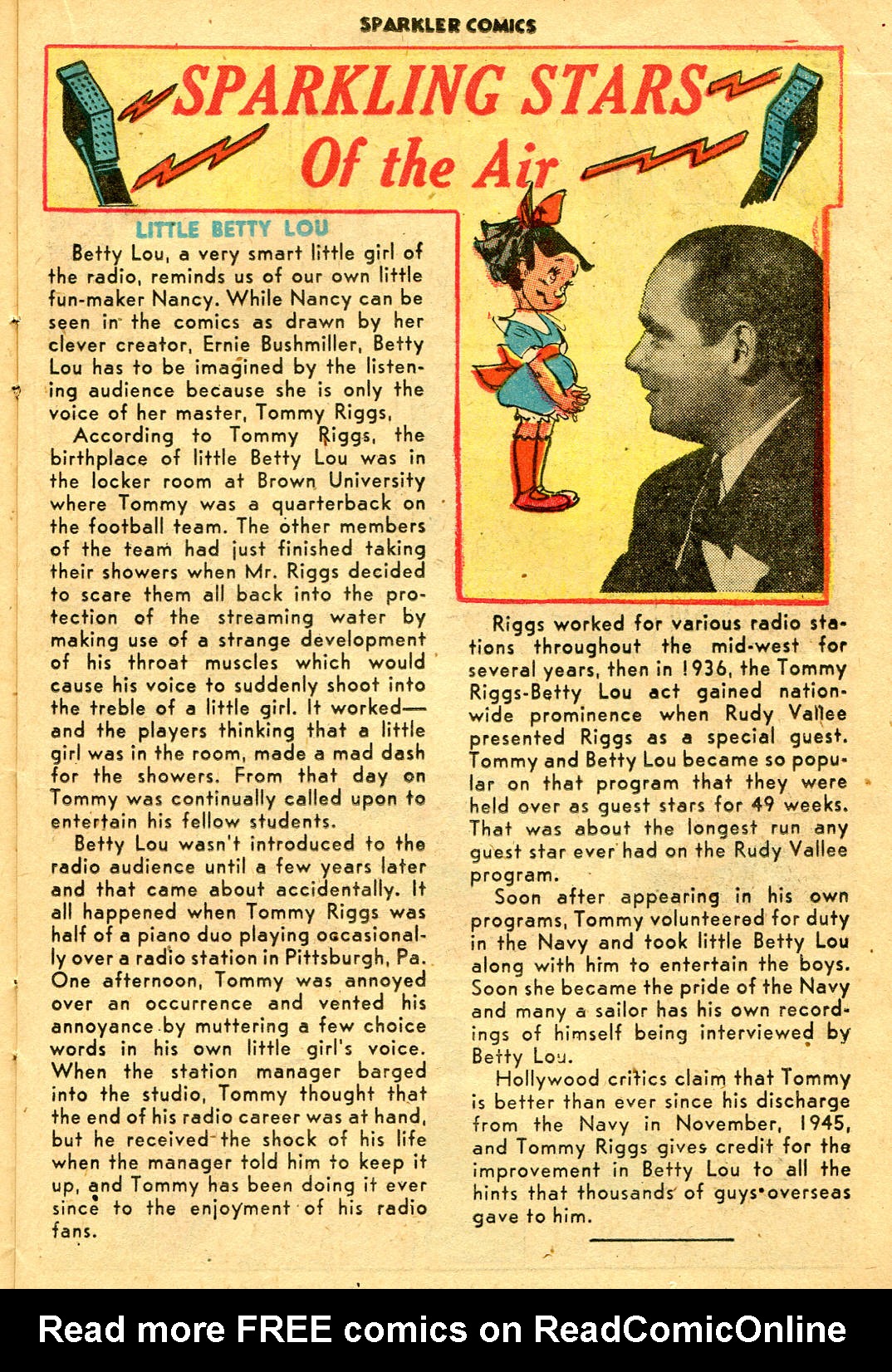 Read online Sparkler Comics comic -  Issue #61 - 19