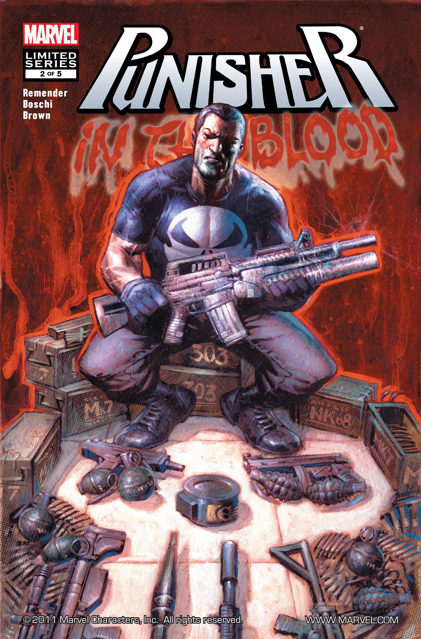 Read online Punisher: In The Blood comic -  Issue #2 - 1