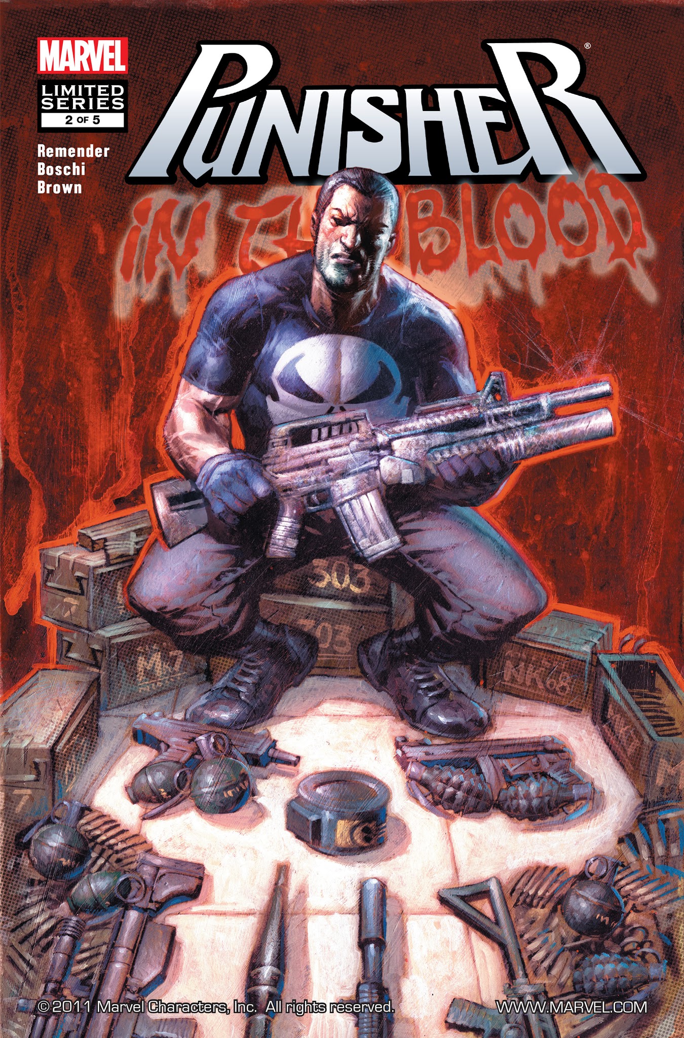 Read online Punisher: In The Blood comic -  Issue #2 - 1