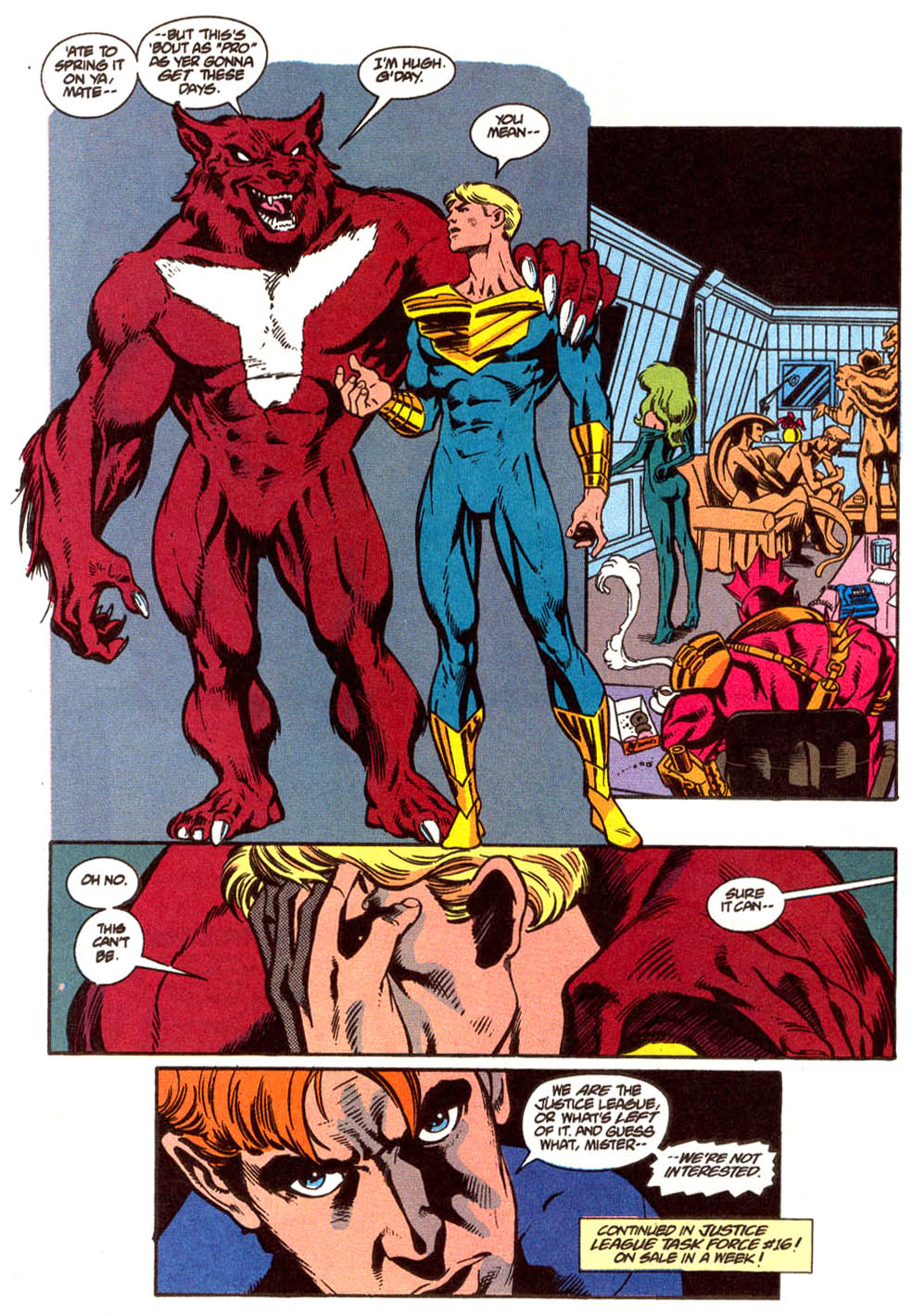 Read online Justice League America comic -  Issue #92 - 23