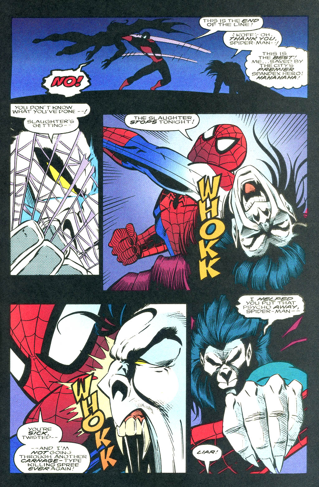 Read online Morbius: The Living Vampire (1992) comic -  Issue #21 - 22
