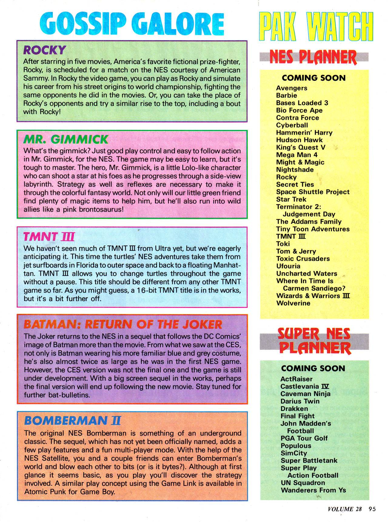 Read online Nintendo Power comic -  Issue #28 - 104