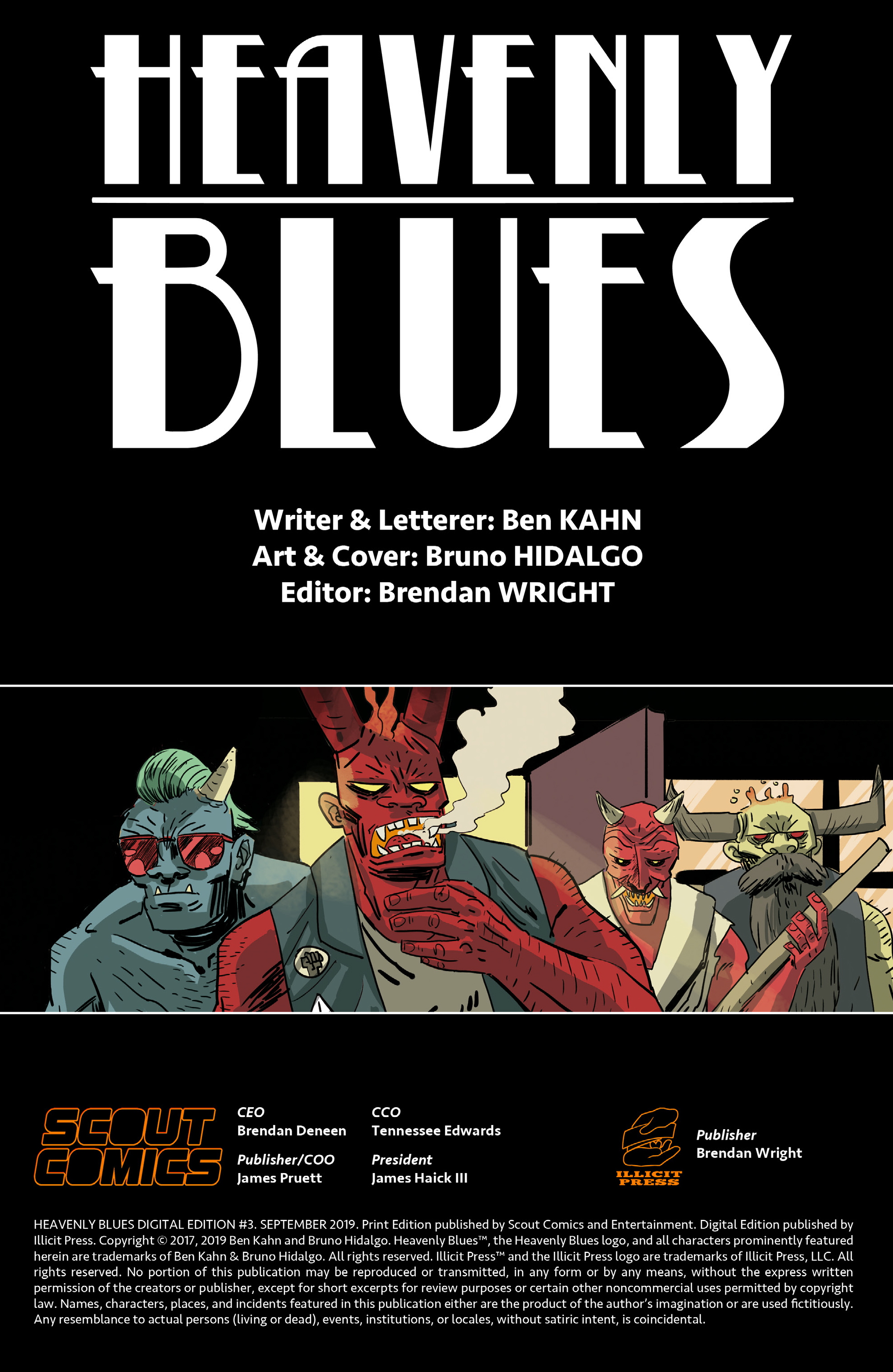 Read online Heavenly Blues comic -  Issue #3 - 2
