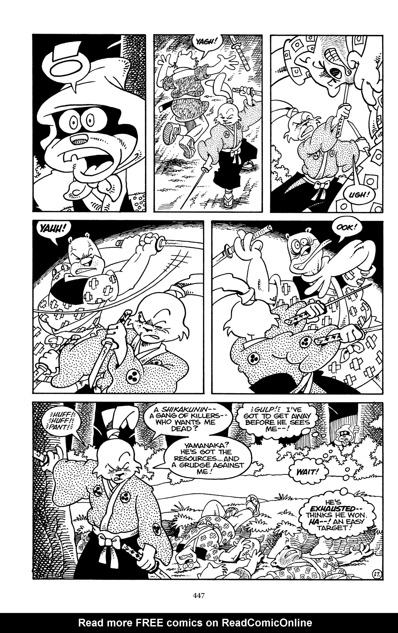 Read online The Usagi Yojimbo Saga comic -  Issue # TPB 1 - 437