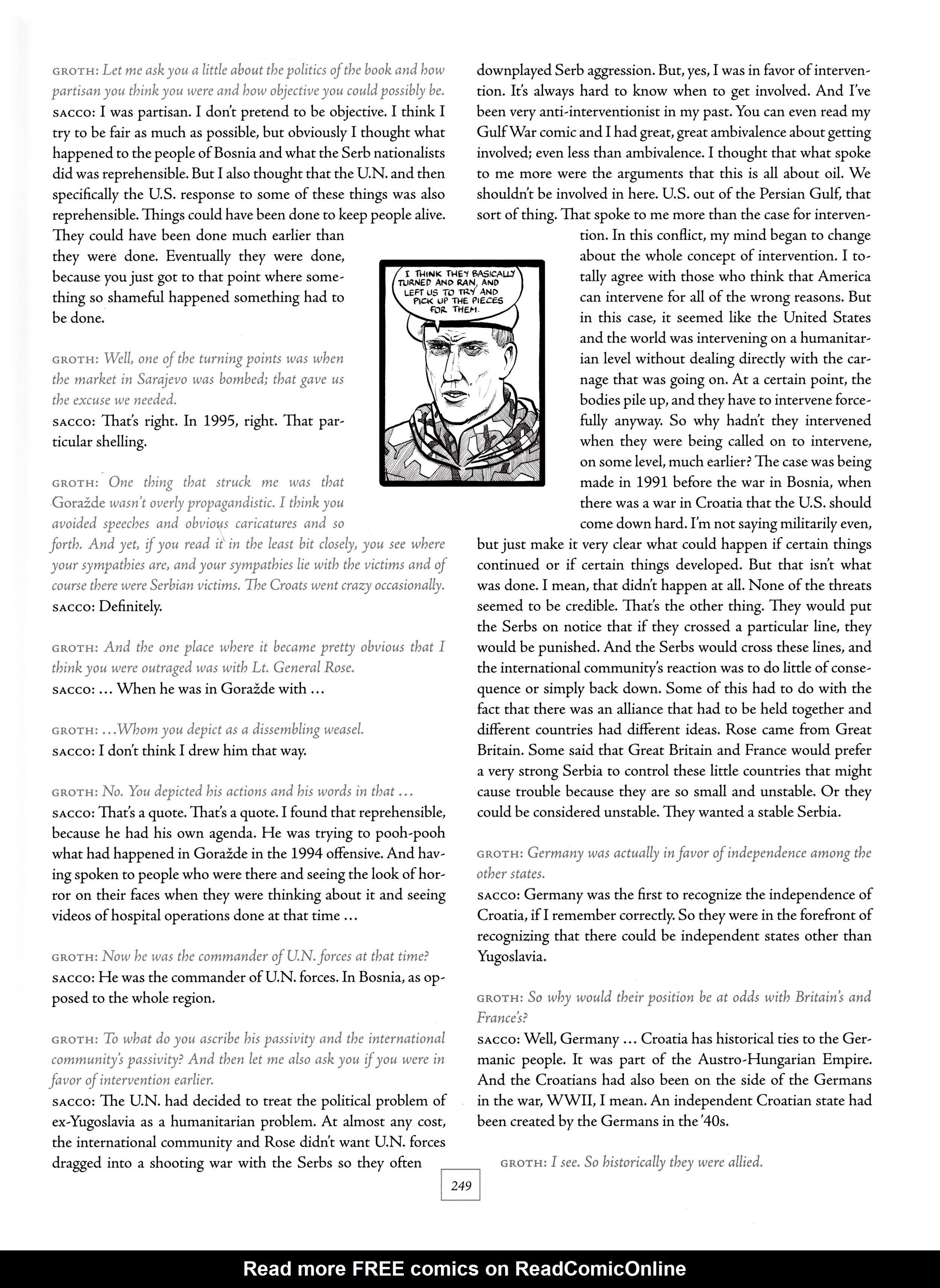 Read online Safe Area Goražde comic -  Issue # TPB (Part 3) - 90