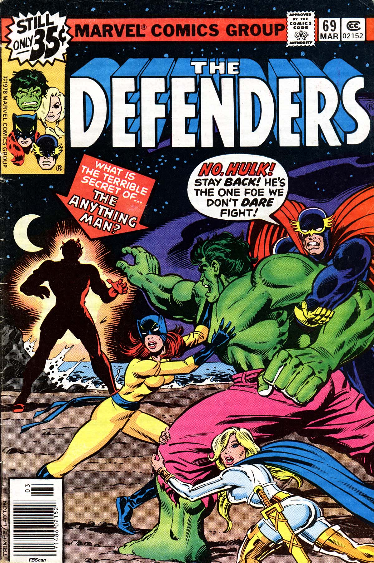 Read online The Defenders (1972) comic -  Issue #69 - 1