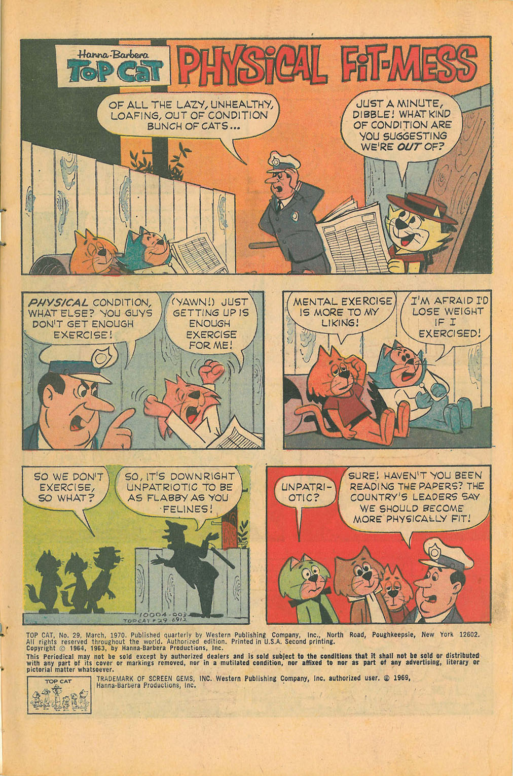 Read online Top Cat (1962) comic -  Issue #29 - 3