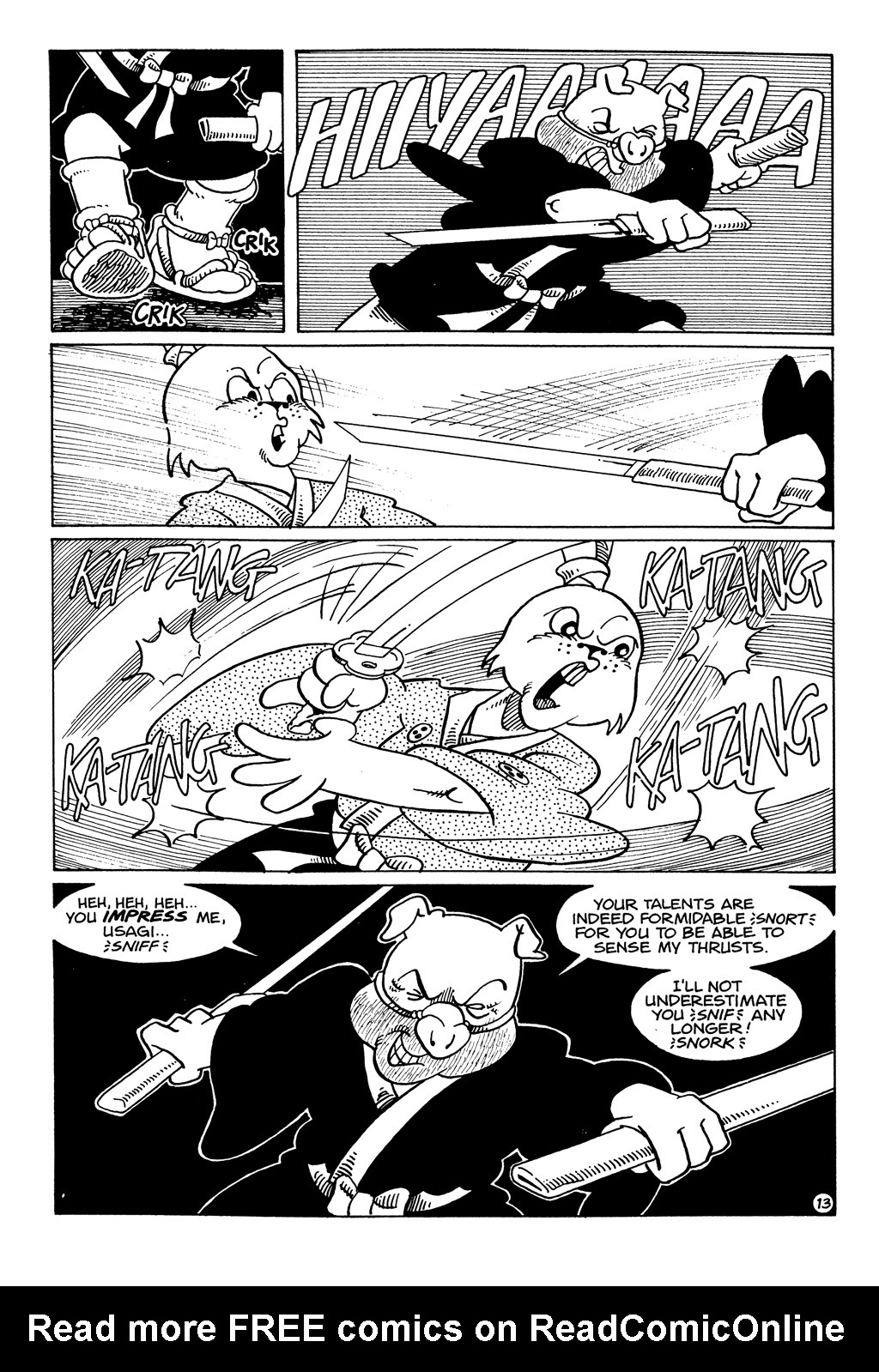 Read online Usagi Yojimbo (1987) comic -  Issue #9 - 14