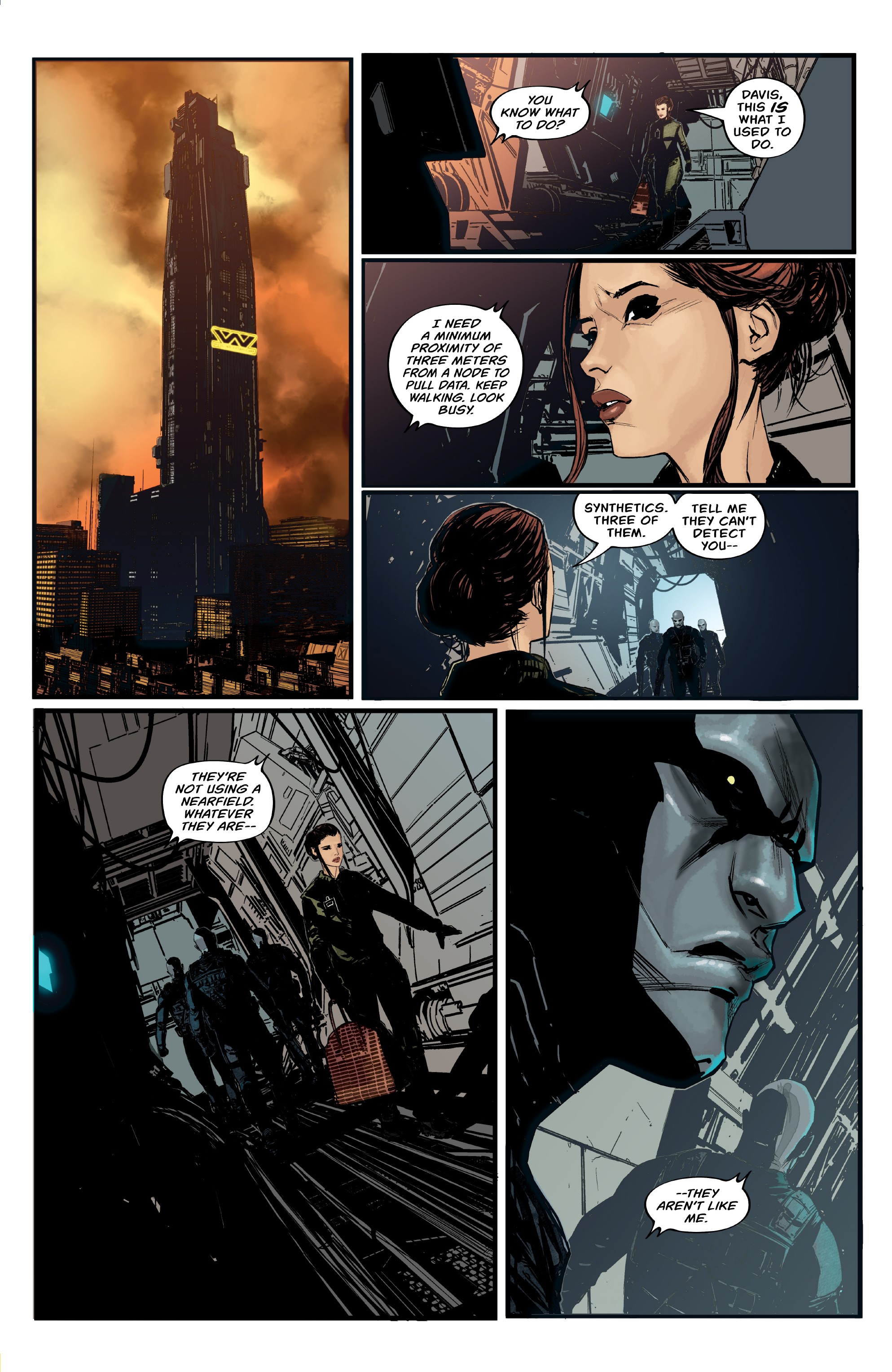 Read online Aliens: Resistance comic -  Issue #1 - 11