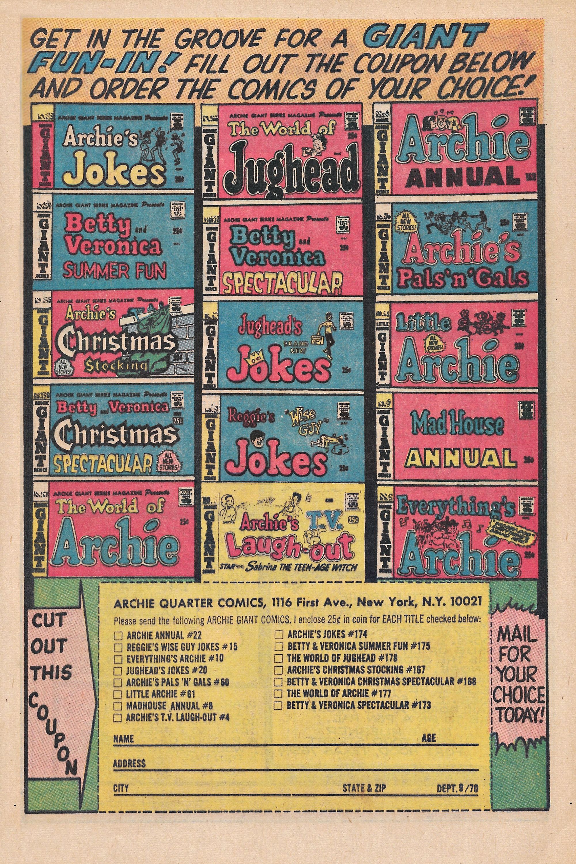 Read online The Adventures of Little Archie comic -  Issue #61 - 31