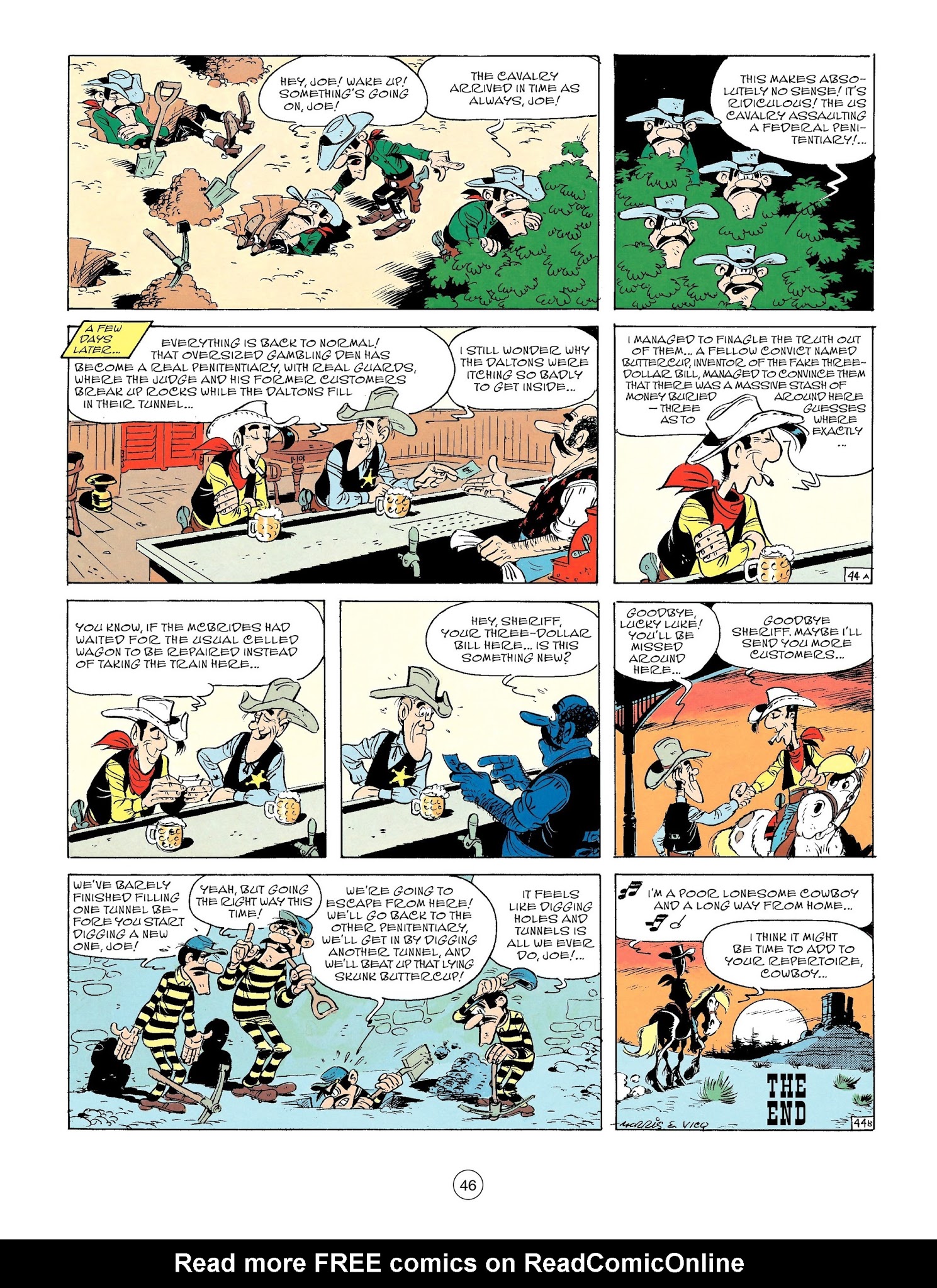 Read online A Lucky Luke Adventure comic -  Issue #58 - 46