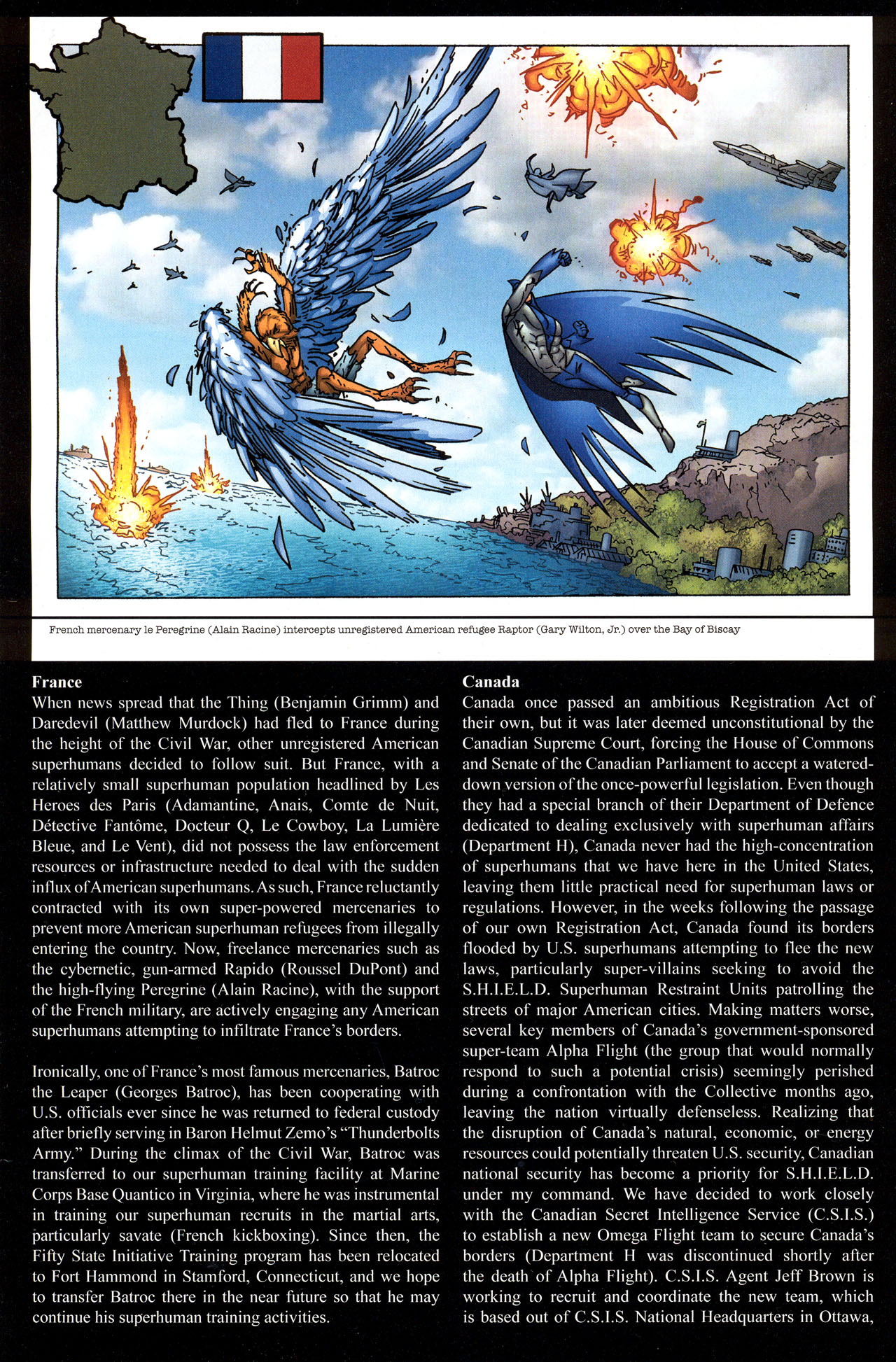 Read online Civil War: Battle Damage Report comic -  Issue # Full - 7